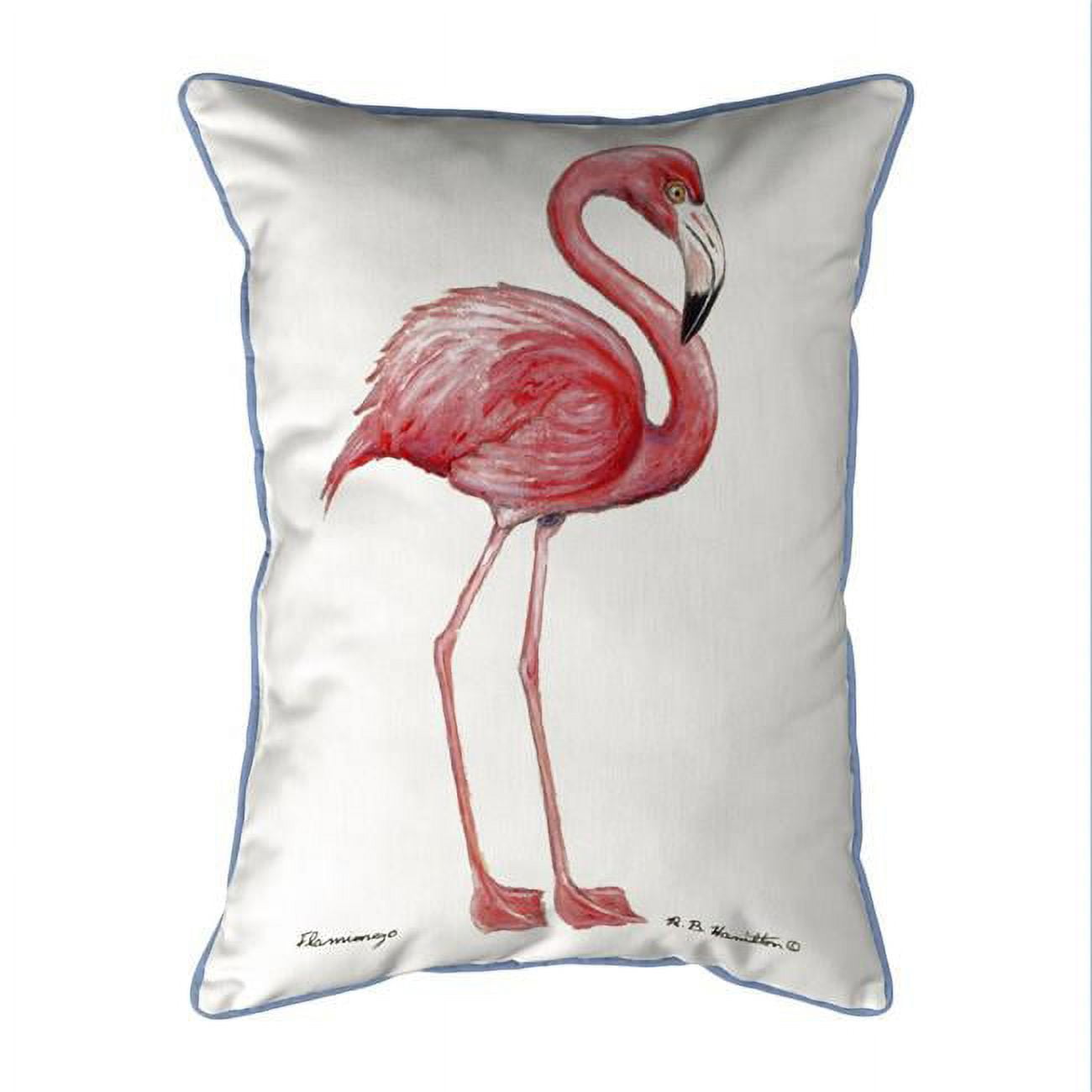20 x 24 in. Flamingo Extra Large Zippered Pillow