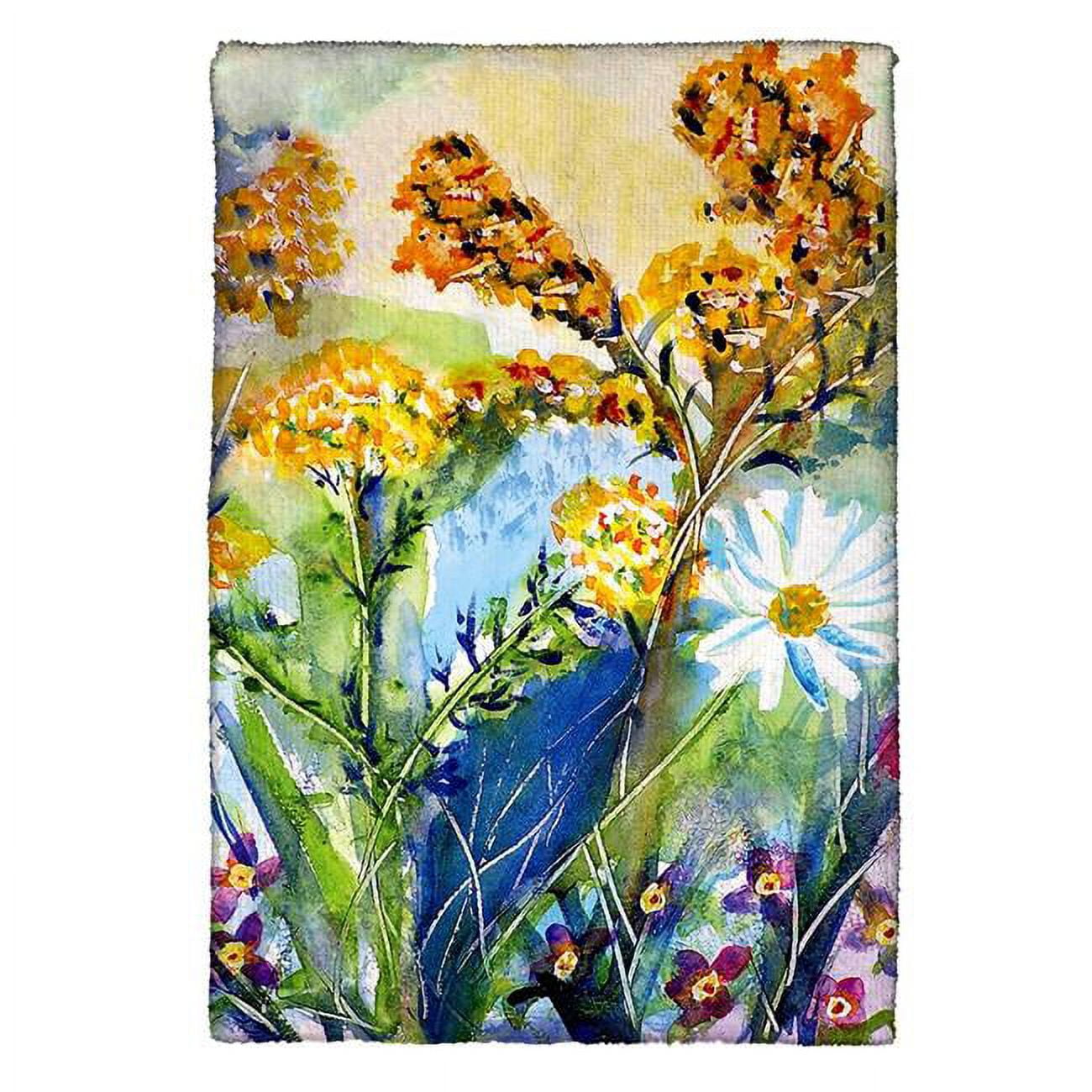 Picture of Betsy Drake KT166 16 x 25 in. Wild Flowers Kitchen Towel