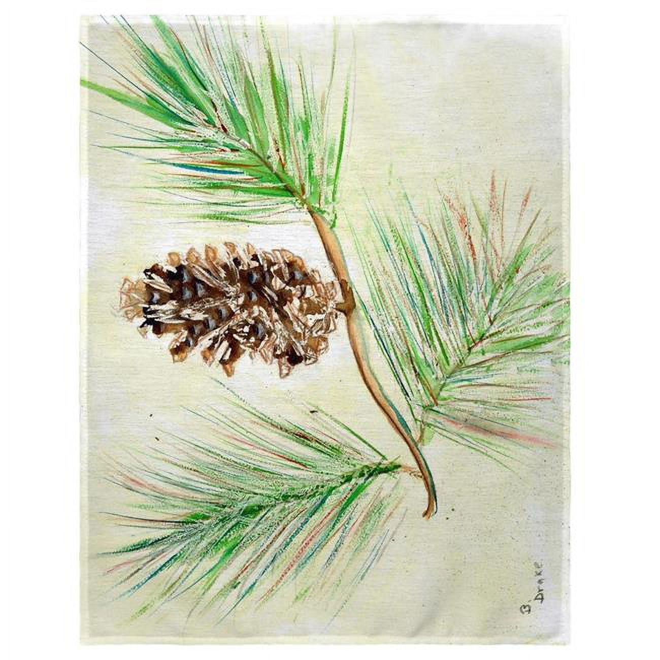 Picture of Betsy Drake PM161 14 x 18 in. Betsys Pine Cone Place Mat - Set of 4
