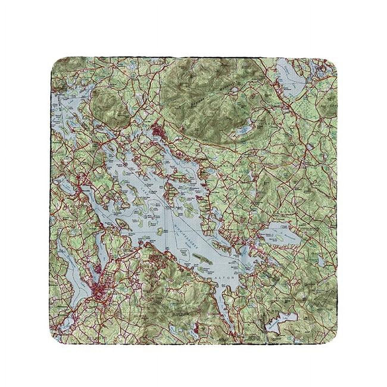 Picture of Betsy Drake CT967 4 x 4 in. Lake Winnipesaukee, NH Nautical Map Coaster - Set of 4