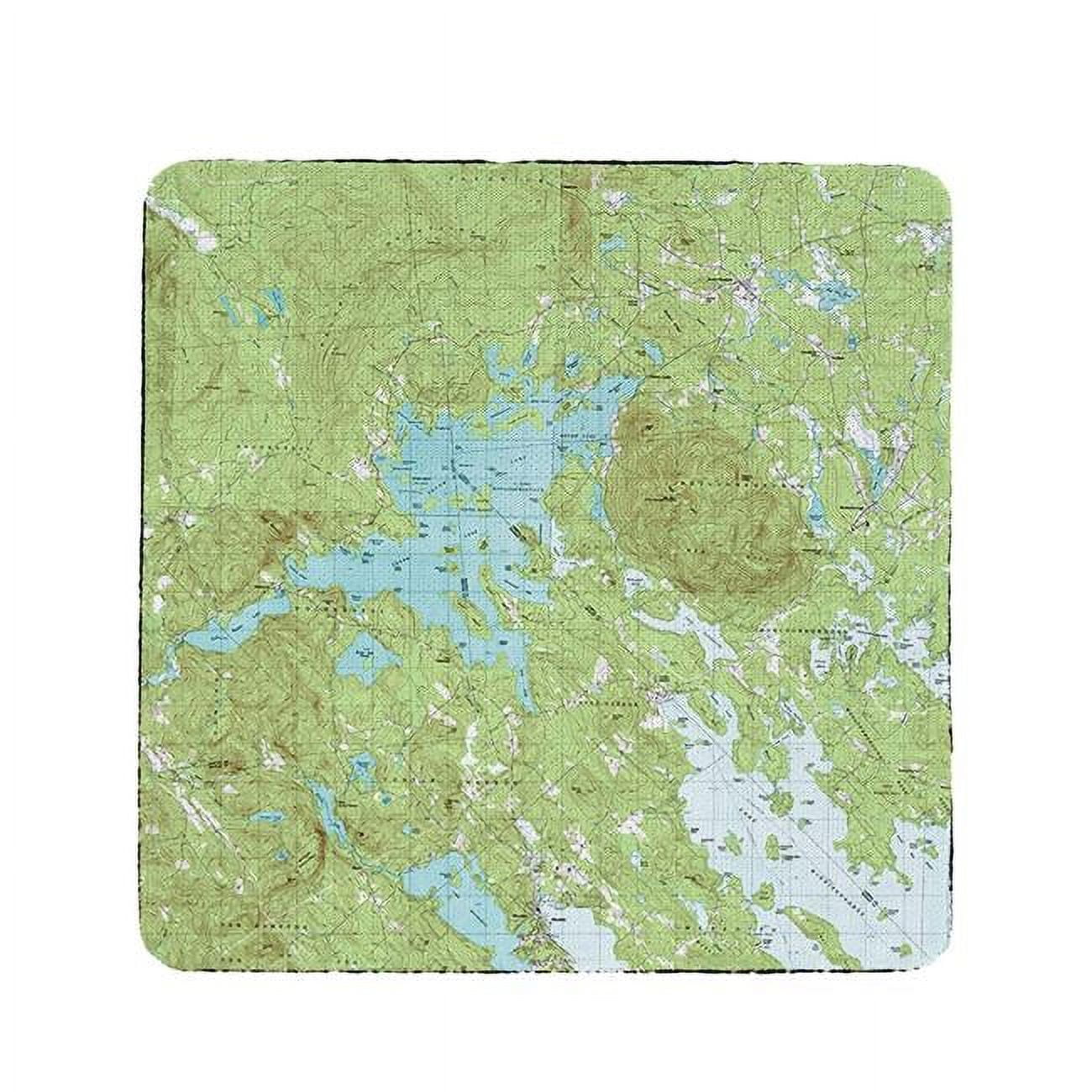 Picture of Betsy Drake CT969 4 x 4 in. Squam Lake, NH Nautical Map Coaster - Set of 4