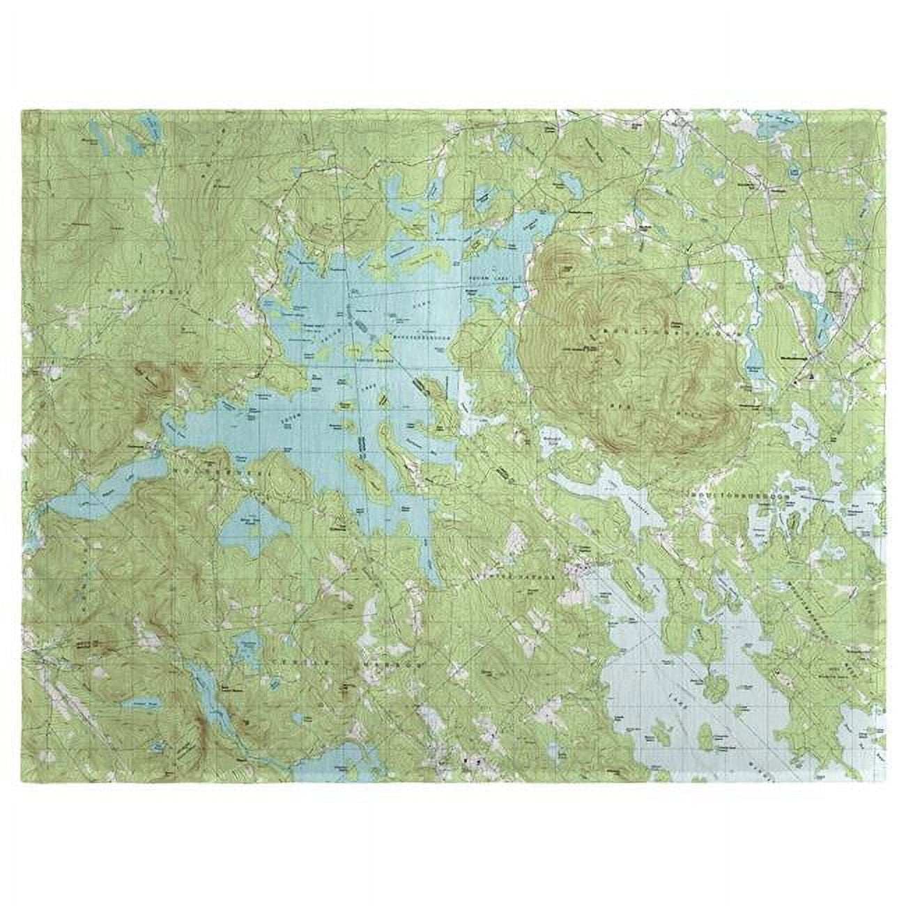 Picture of Betsy Drake PM969 14 x 18 in. Squam Lake, NH Nautical Map Place Mat - Set of 4
