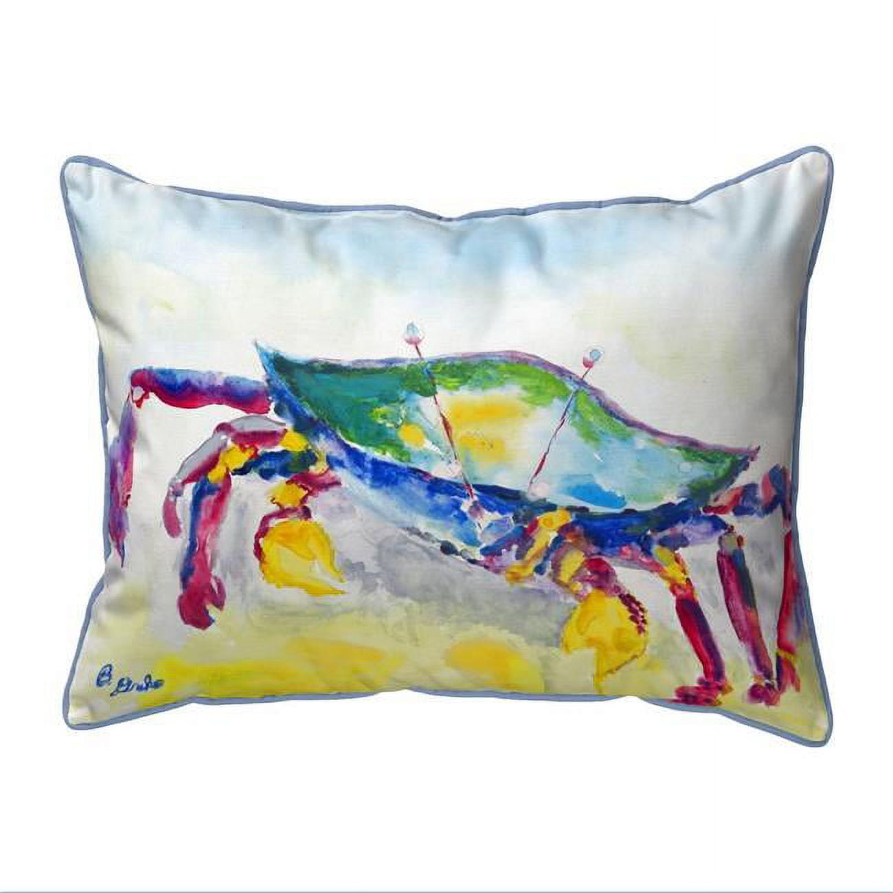 16 x 20 in. Crawling Crab Large Indoor & Outdoor Pillow