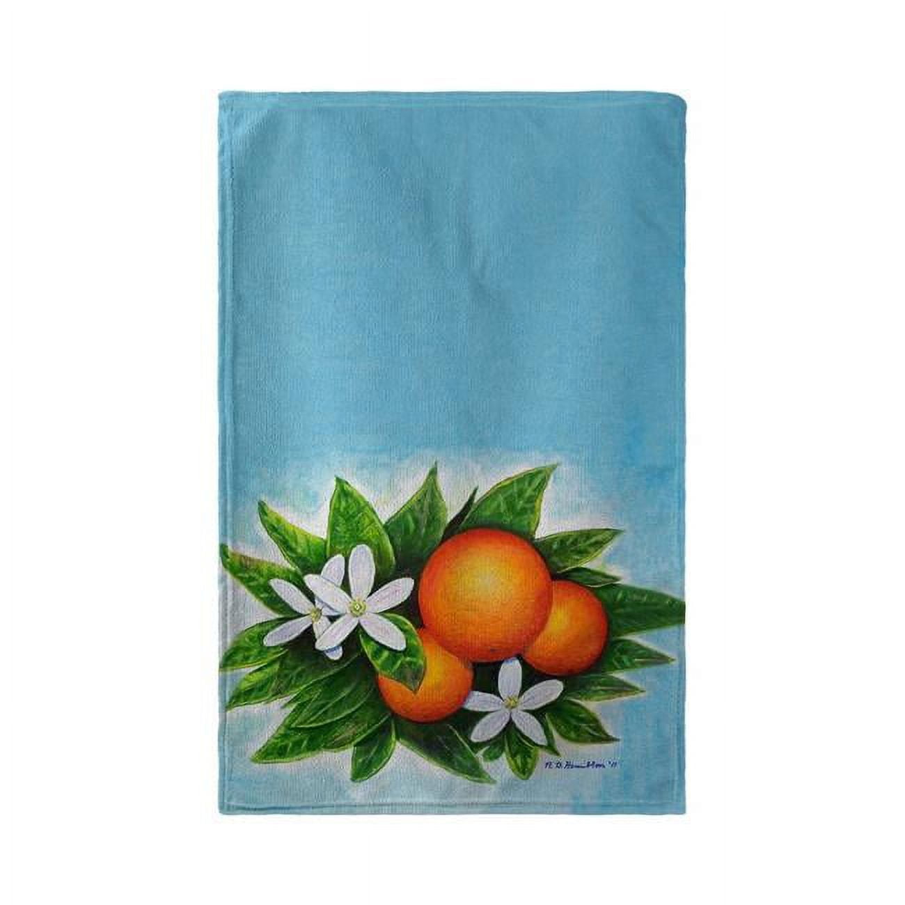 Picture of Betsy Drake KT508 16 x 25 in. Oranges Kitchen Towel