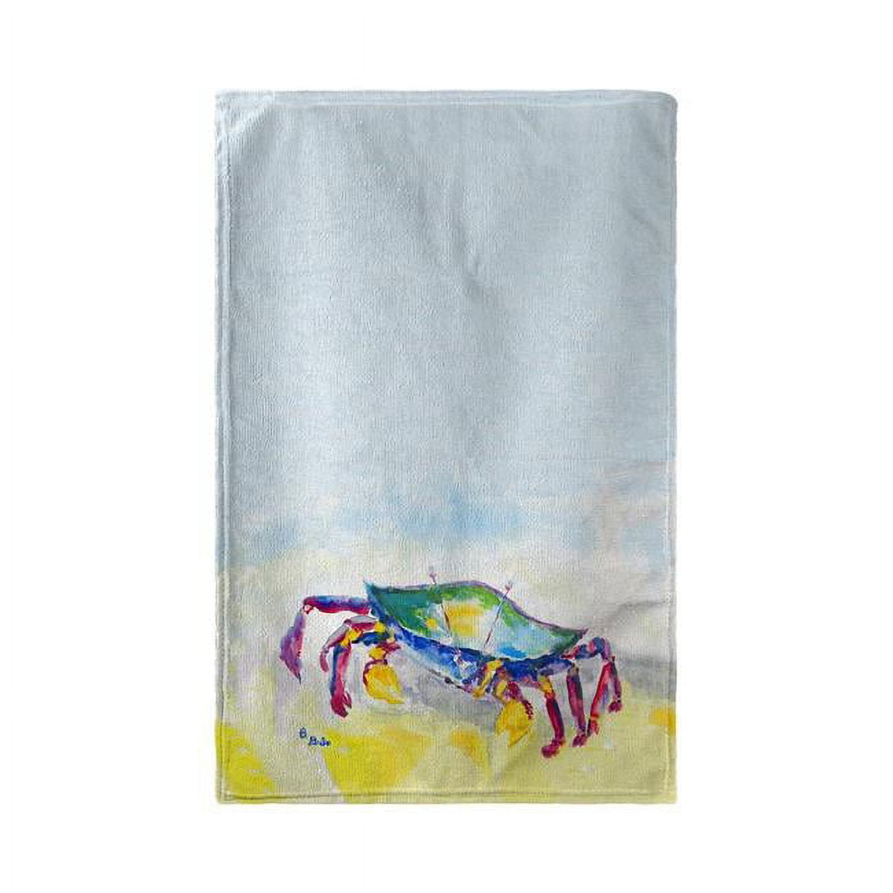 Picture of Betsy Drake KT896 16 x 25 in. Crawling Crab Kitchen Towel