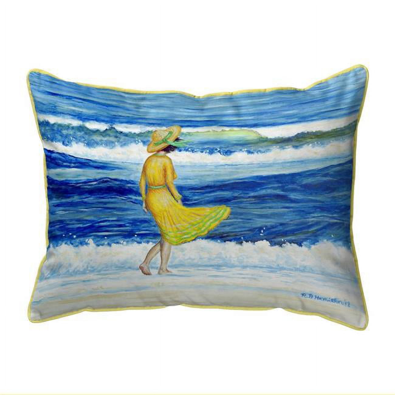 11 x 14 in. Rough Surf Small Indoor & Outdoor Pillow