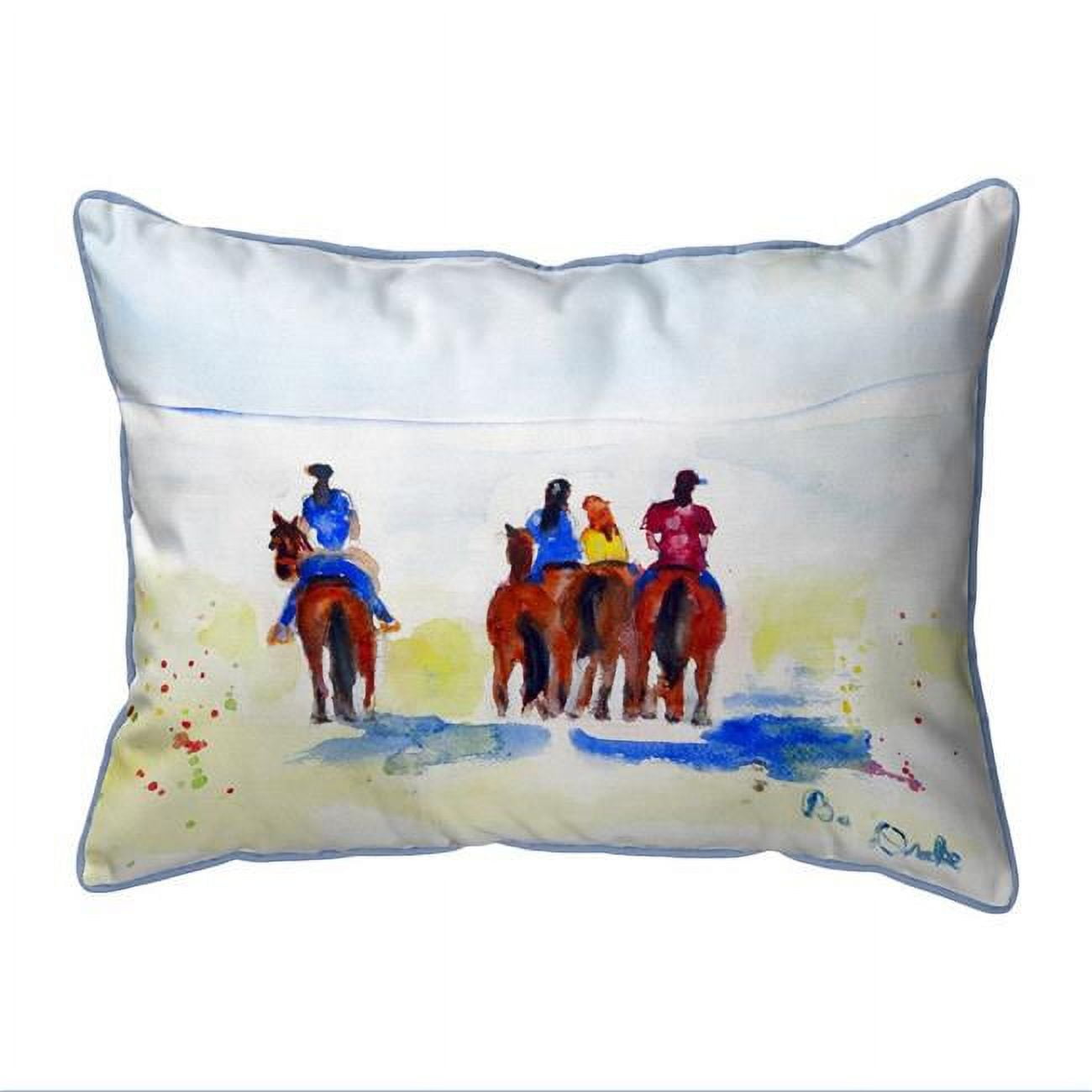20 x 24 in. Beach Riders Extra Large Zippered Indoor & Outdoor Pillow