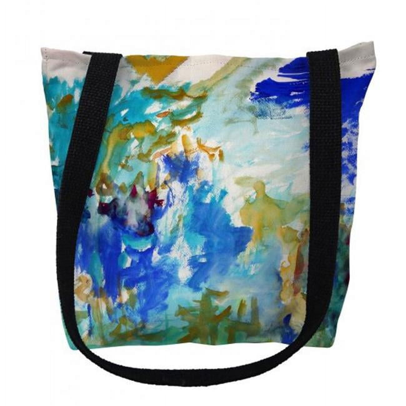 16 x 16 in. Abstract Blue Tote Bag - Medium