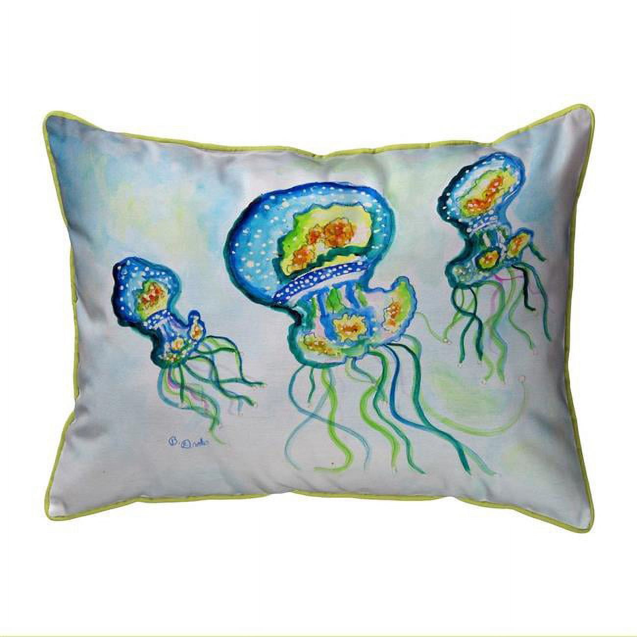 16 x 20 in. Three Jellyfish Large Indoor & Outdoor Pillow