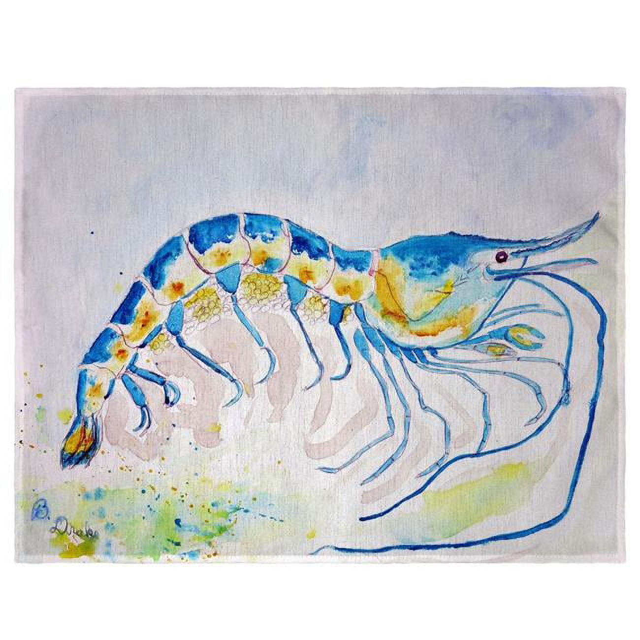Blue Shrimp Place Mat - Set of 4
