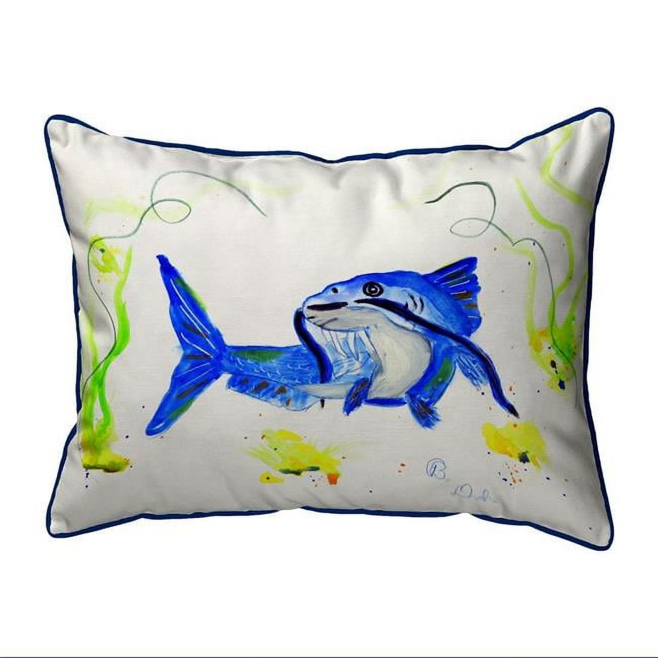 11 x 14 in. Betsys Catfish Small Indoor & Outdoor Pillow