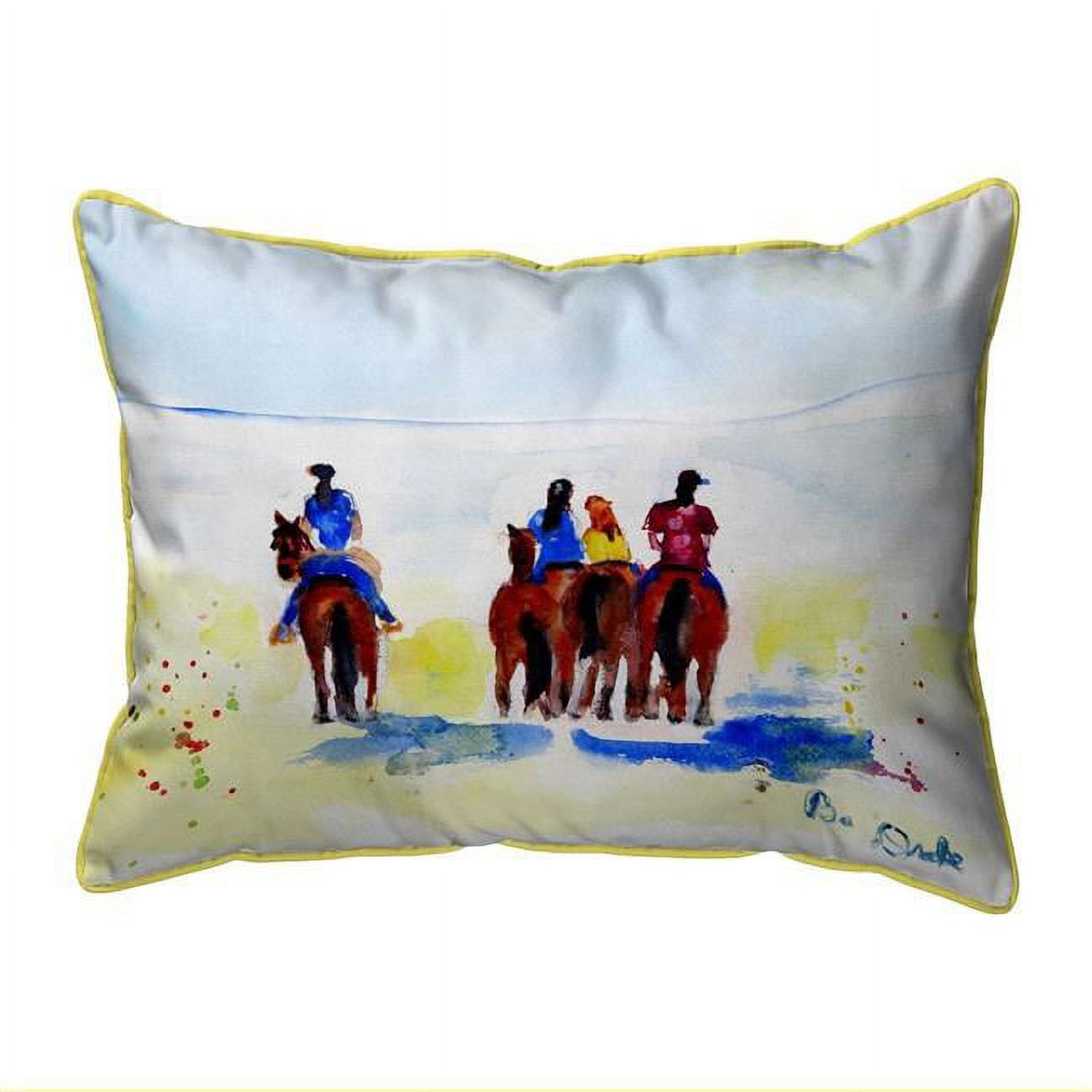 11 x 14 in. Beach Riders Small Indoor & Outdoor Pillow