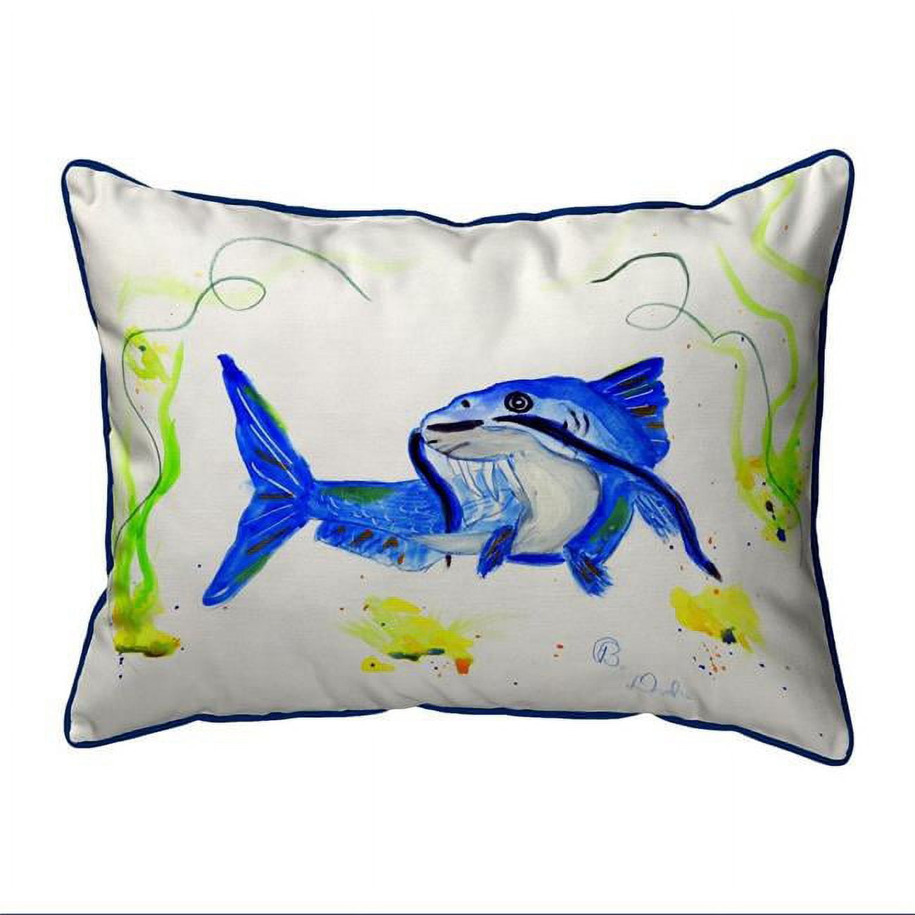 20 x 24 in. Betsys Catfish Extra Large Zippered Pillow
