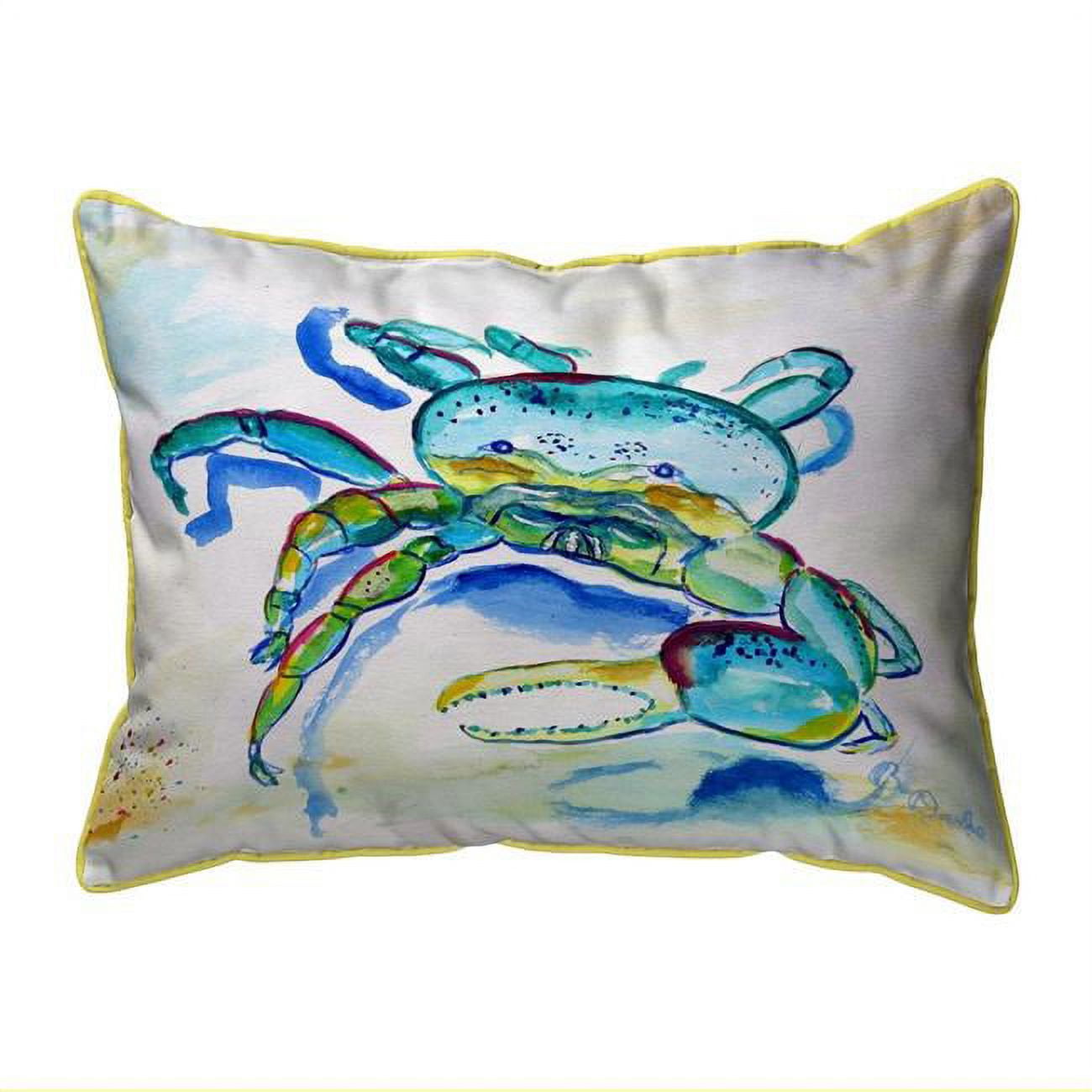 20 x 24 in. Blue Fiddler Crab Extra Large Zippered Pillow