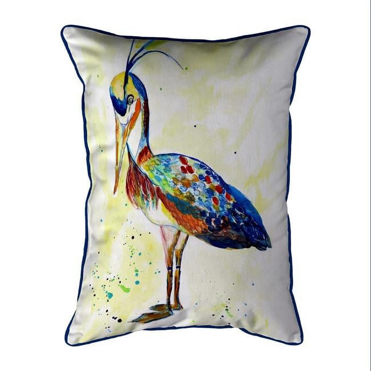 20 x 24 in. Fancy Heron Extra Large Zippered Pillow