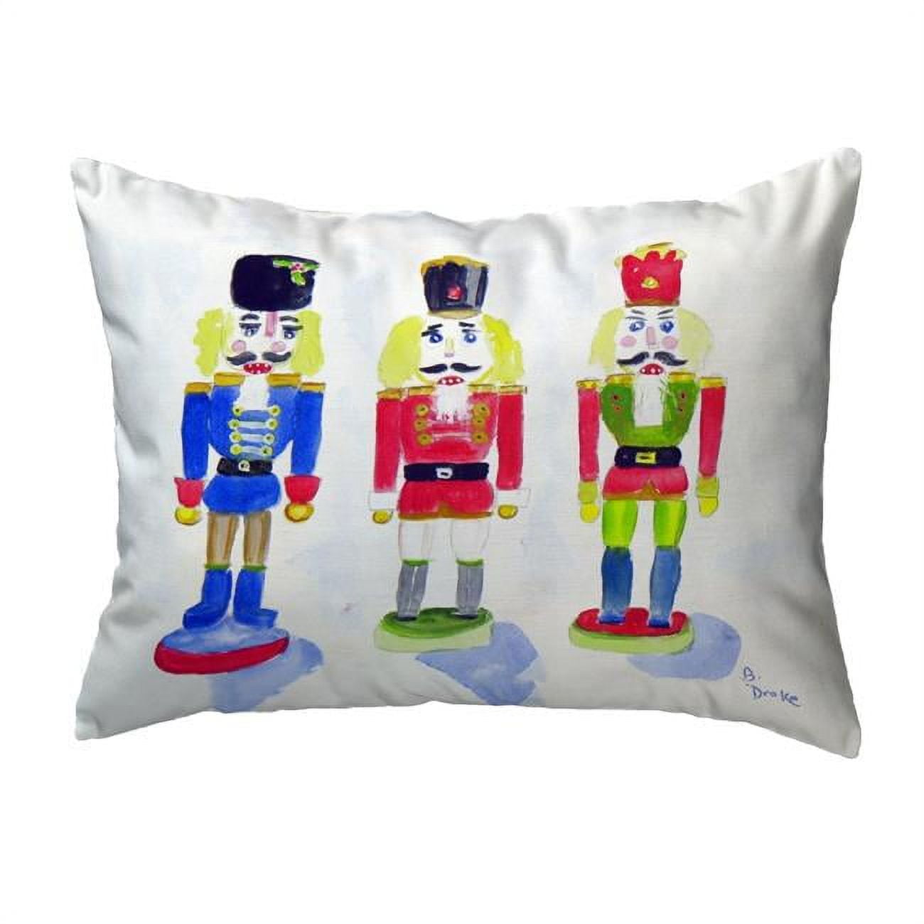 11 x 14 in. Nut Crackers Small No-Cord Pillow