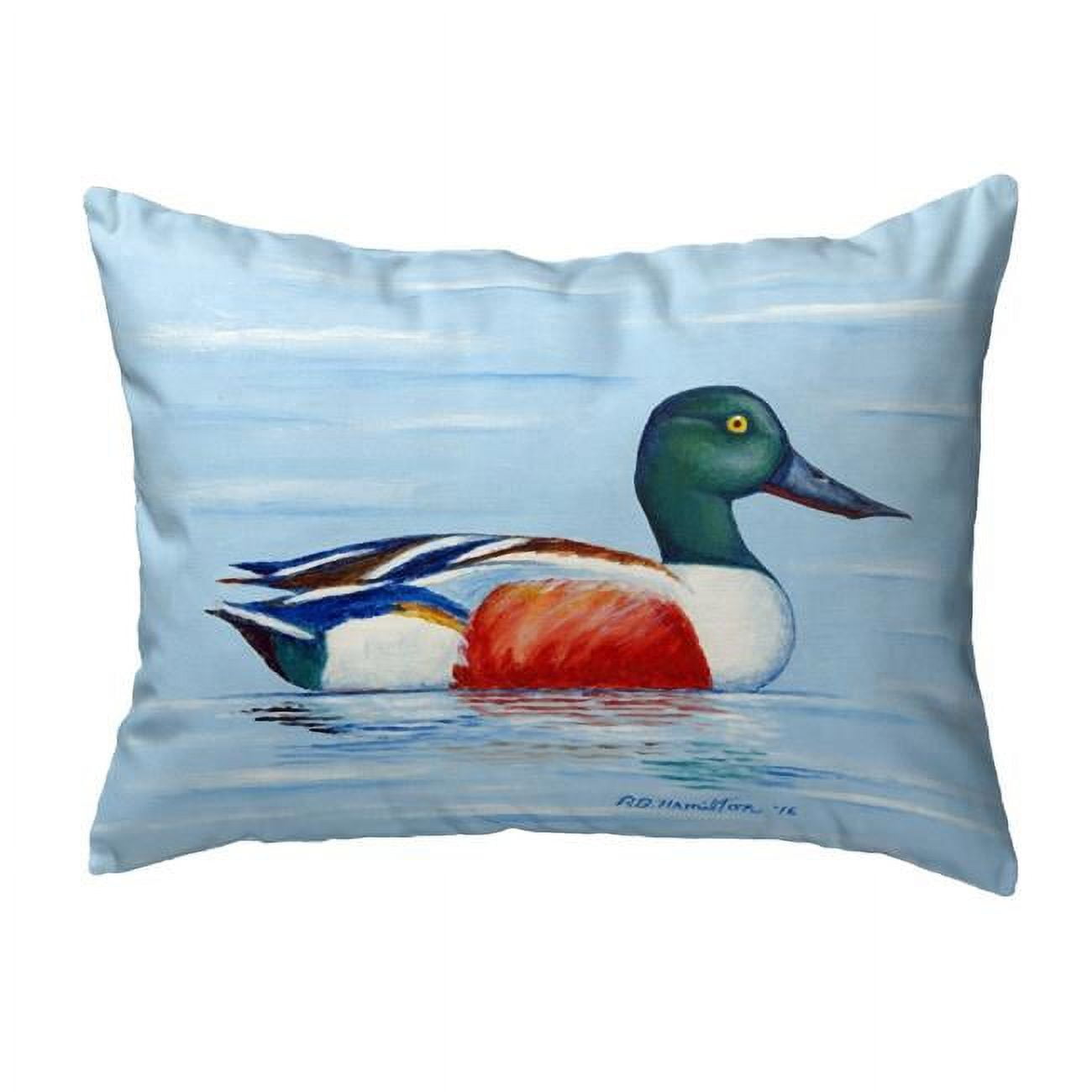 11 x 14 in. Northern Shoveler Small No-Cord Pillow