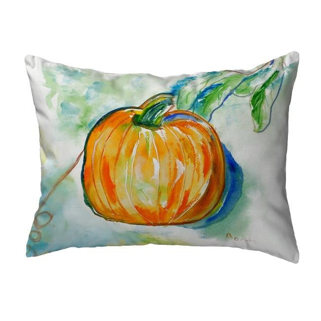 11 x 14 in. Pumpkin Small No-Cord Pillow