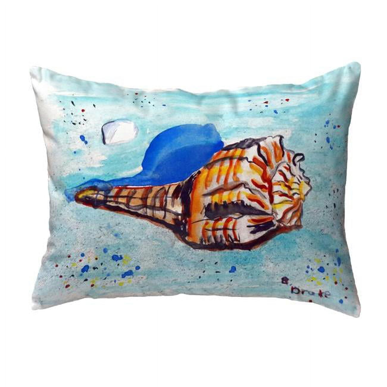 11 x 14 in. Amber Shell Small No-Cord Pillow