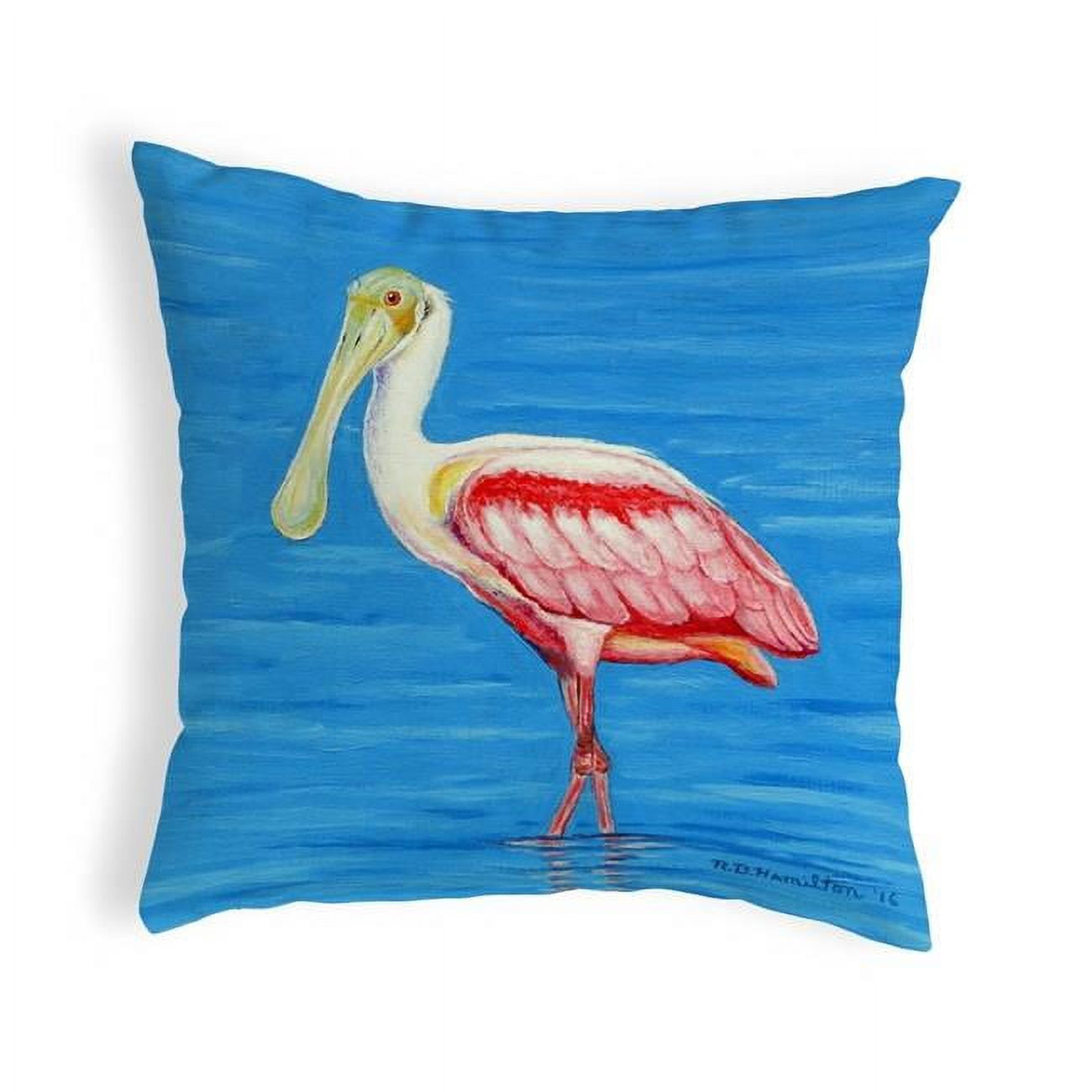 12 x 12 in. Dicks Spoonbill Small No-Cord Indoor & Outdoor Pillow