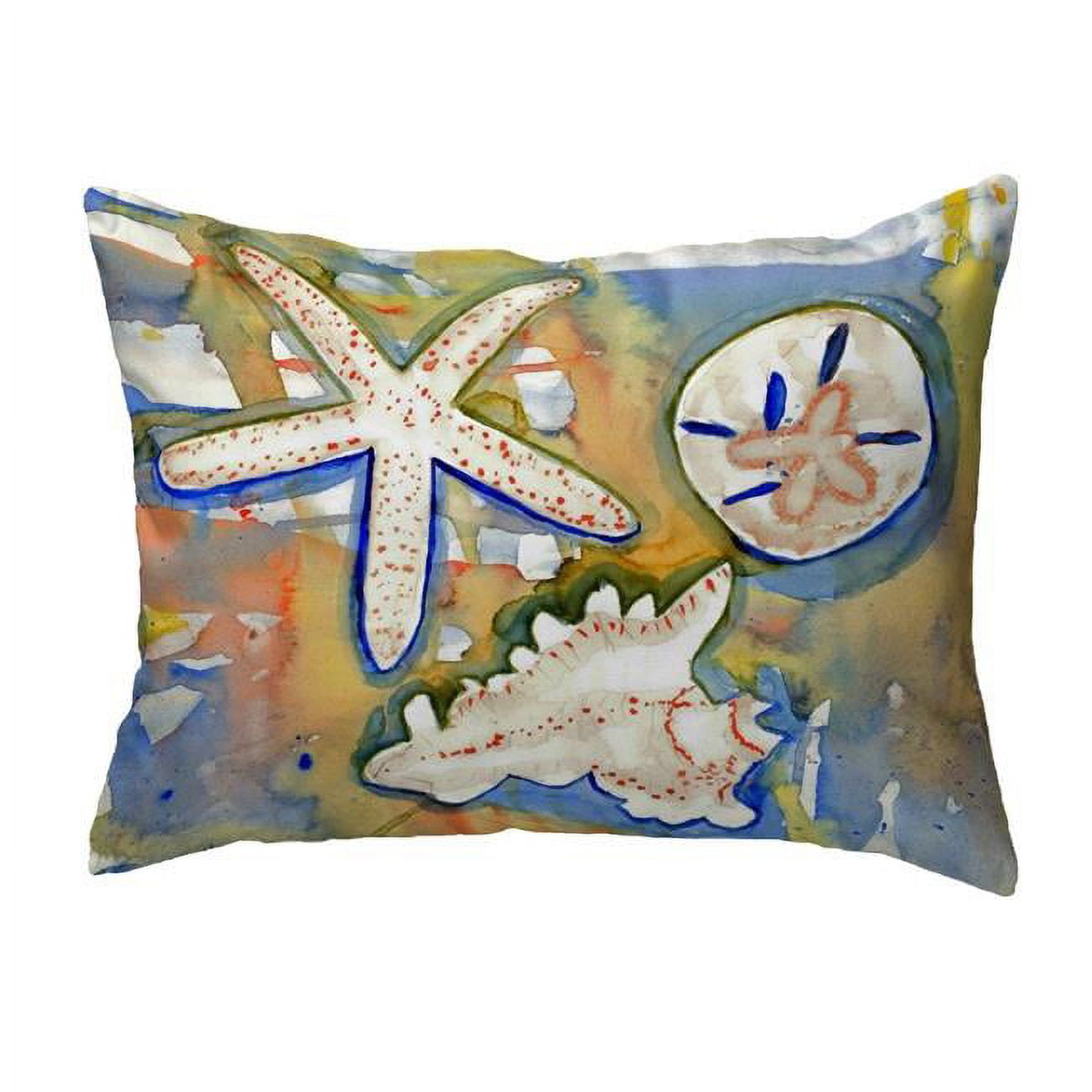 11 x 14 in. Beach Treasures Small No-Cord Pillow