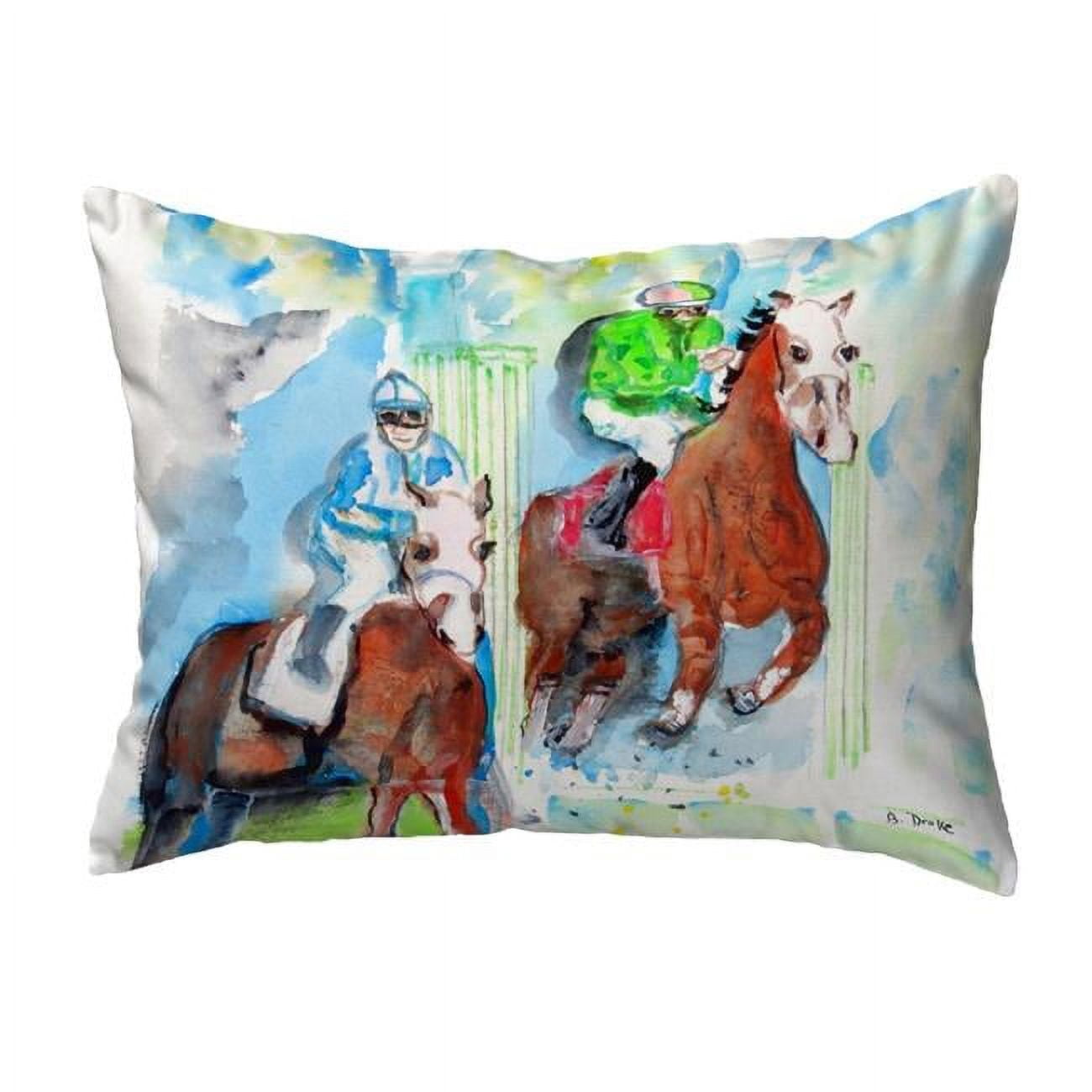 11 x 14 in. Starting Gate Small No-Cord Pillow