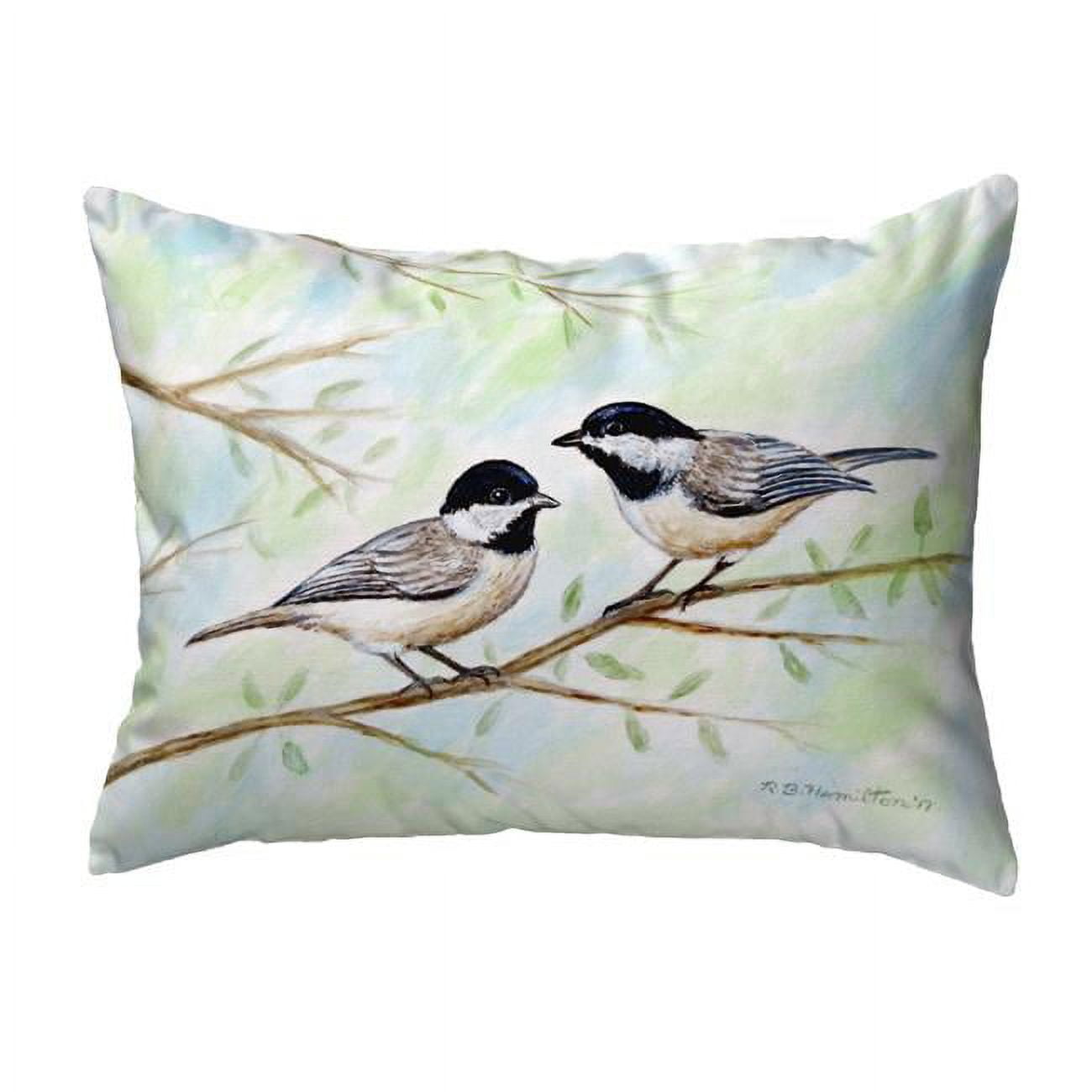 11 x 14 in. Dicks Chickadees Small No-Cord Pillow