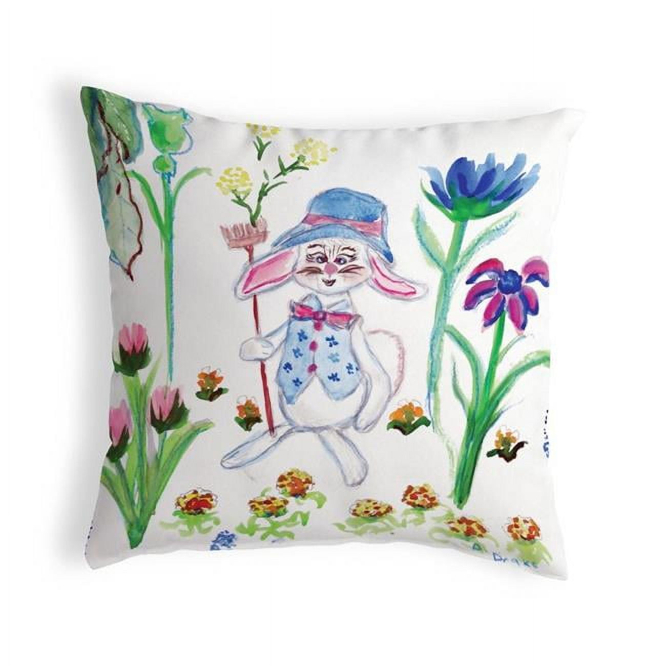 12 x 12 in. Mrs. Farmer Small No-Cord Pillow