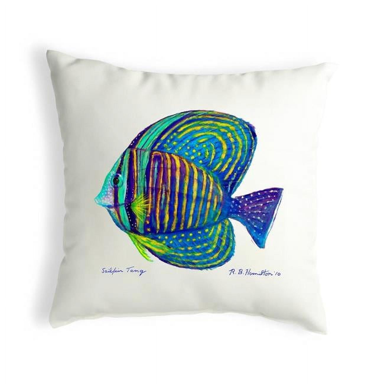 12 x 12 in. Sailfin Tang Small No-Cord Pillow