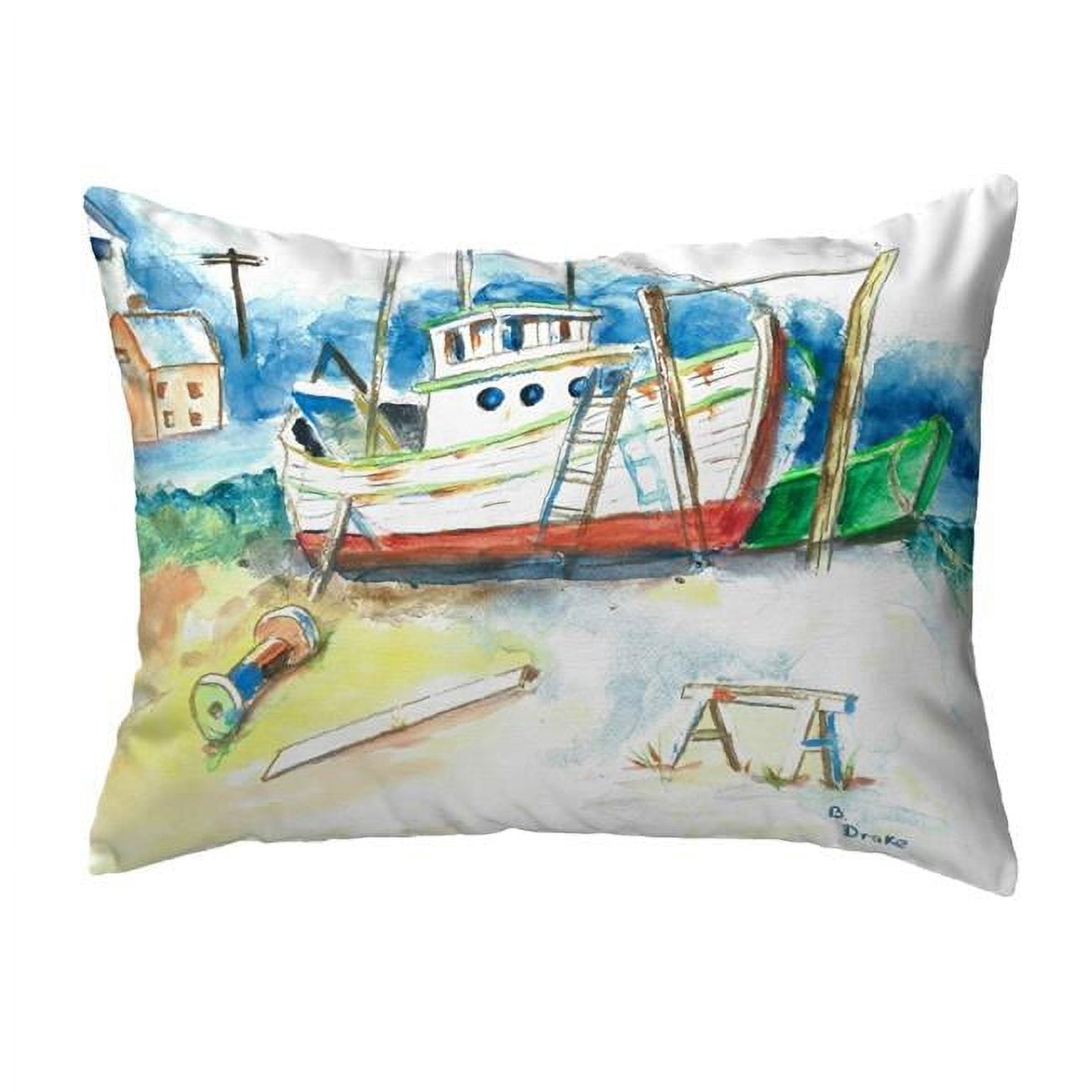 11 x 14 in. Old Boat Small No-Cord Pillow