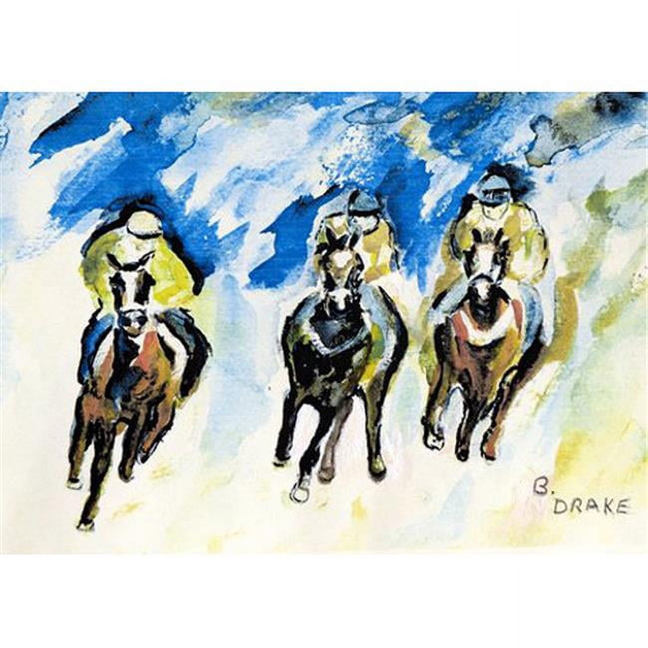 Picture of Betsy Drake PM320 Three Racing Place Mat - Set of 4
