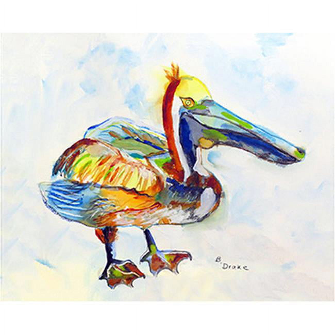 Picture of Betsy Drake PM983A Heathcliff Pelican a Place Mat - Set of 4