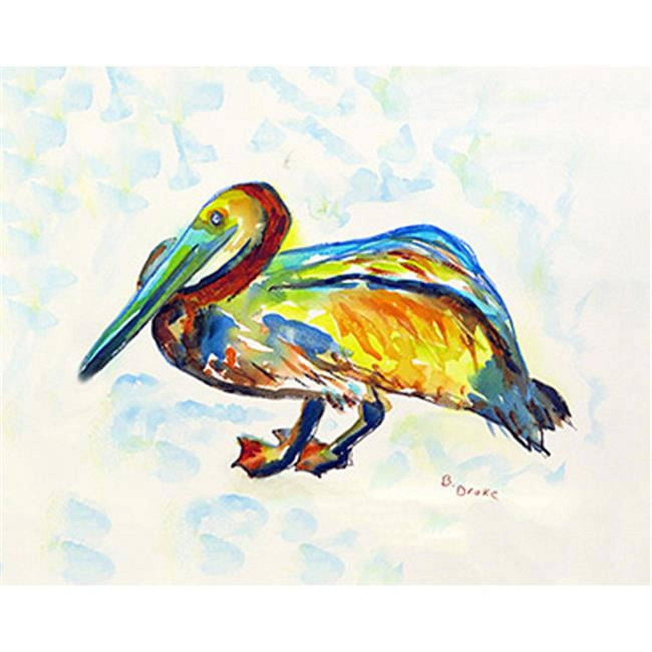 Picture of Betsy Drake PM984A Gertrude Pelican A Place Mat - Set of 4