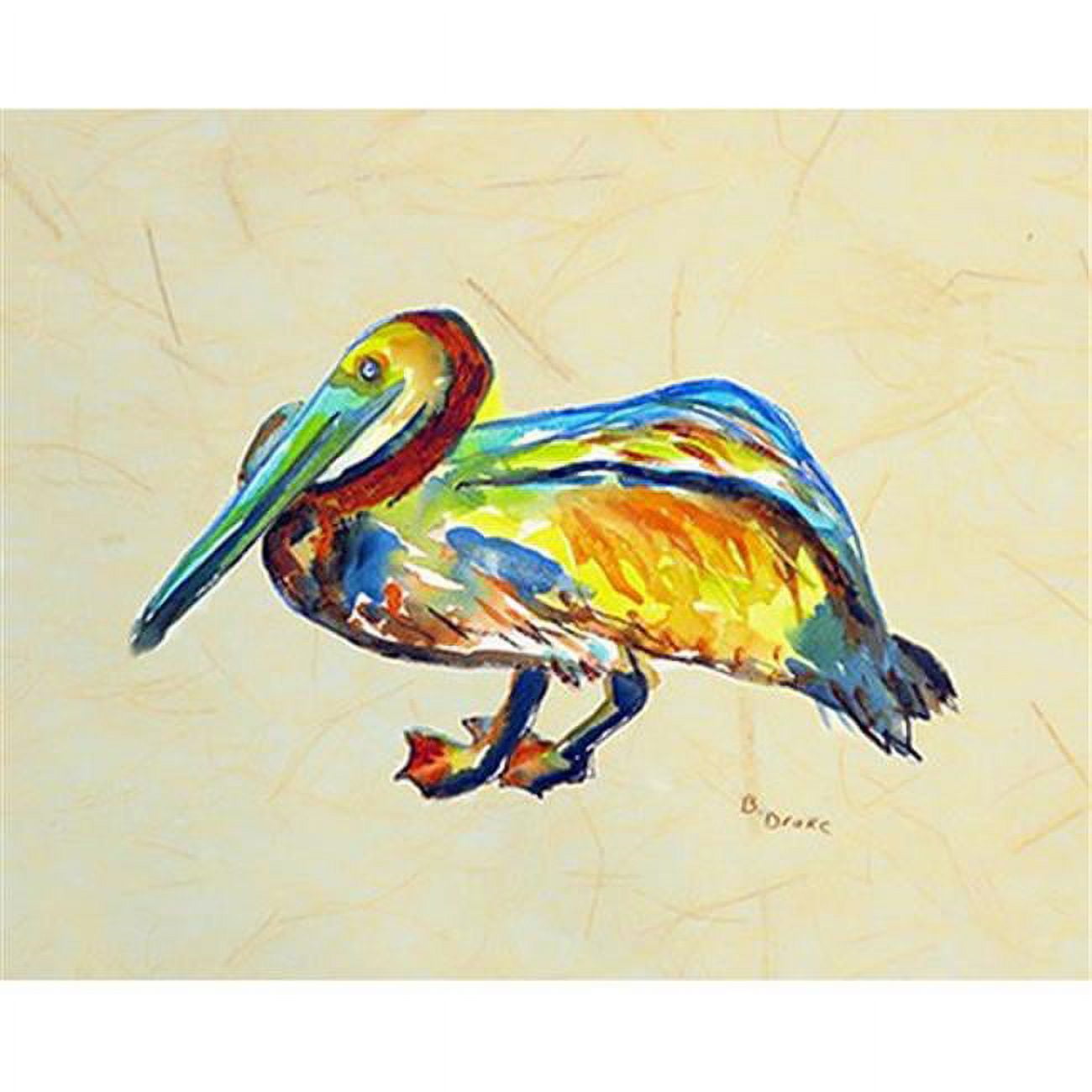Picture of Betsy Drake PM984B Gertrude Pelican B Place Mat - Set of 4