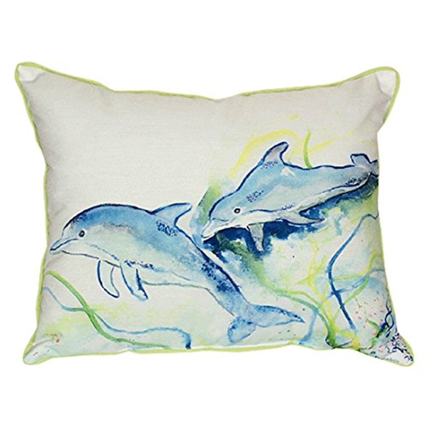 16 x 20 in. Betsys Dolphins Large Indoor & Outdoor Pillow