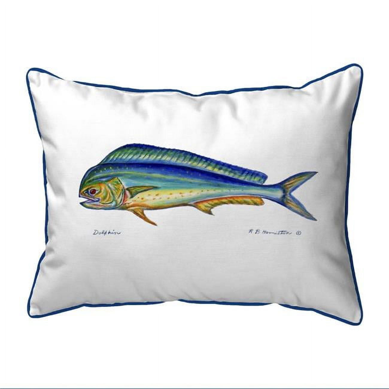 Dolphin Extra Large Zippered Pillow - 20 x 24 in.