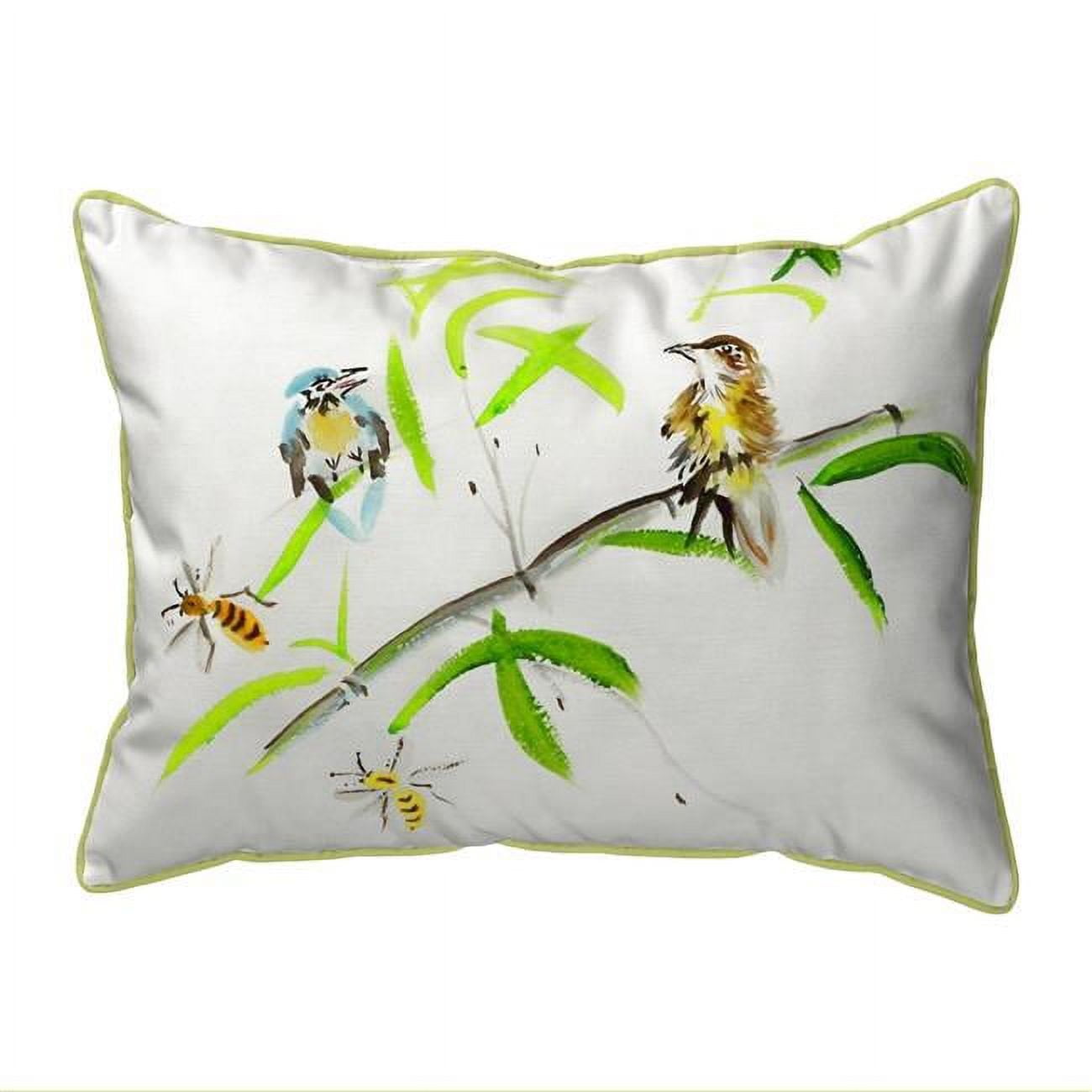 20 x 24 in. Birds & Bees I Extra Large Zippered Pillow