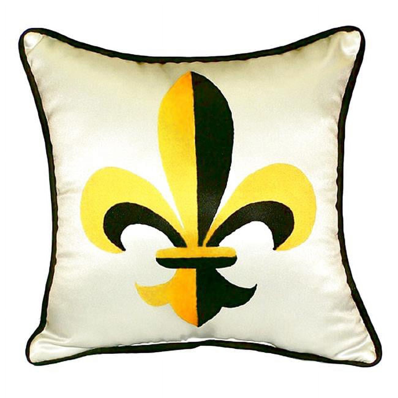 18 x 18 in. Fleur-De-Lis Large Indoor & Outdoor Pillow