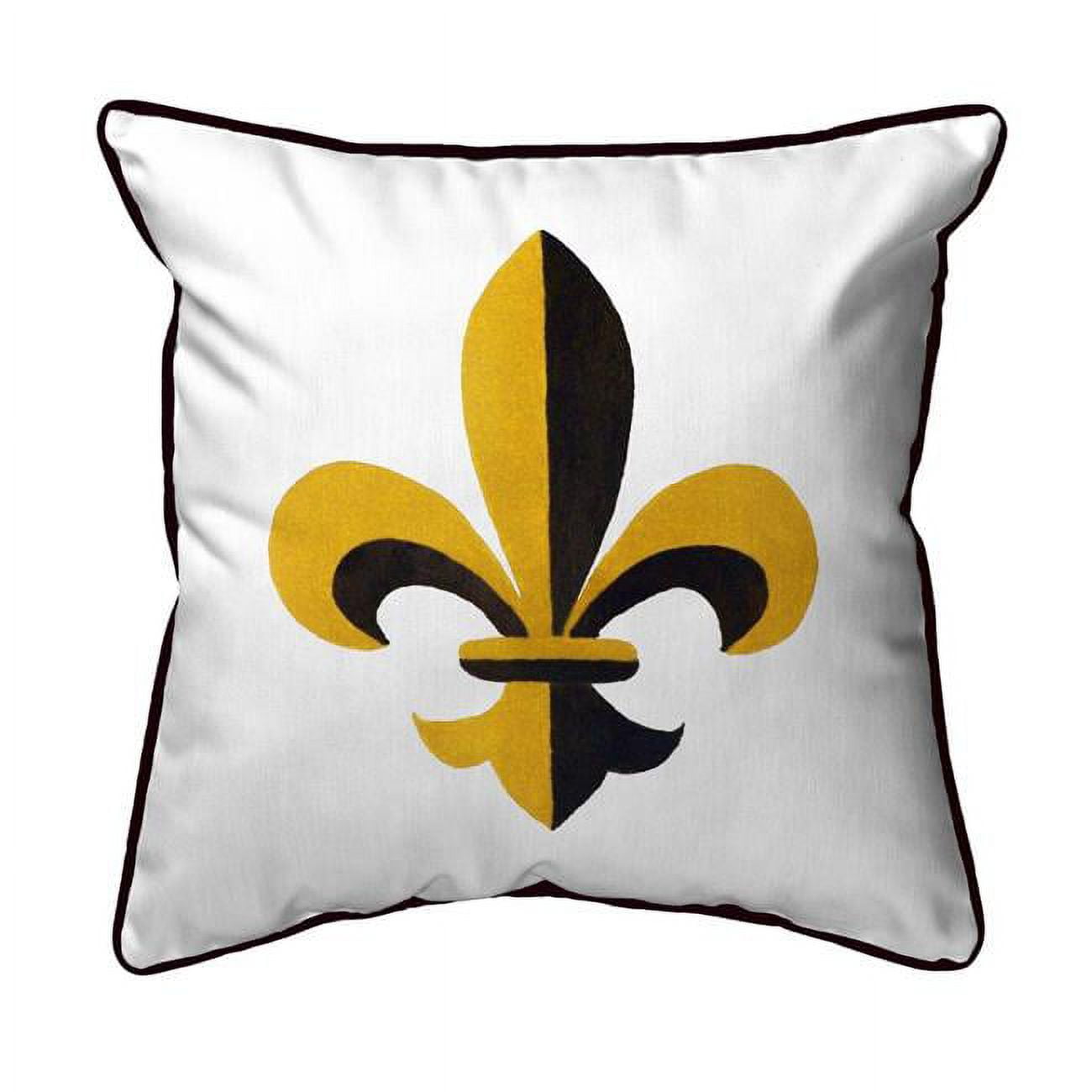 22 x 22 in. Fleur-De-Lis Extra Large Zippered Pillow