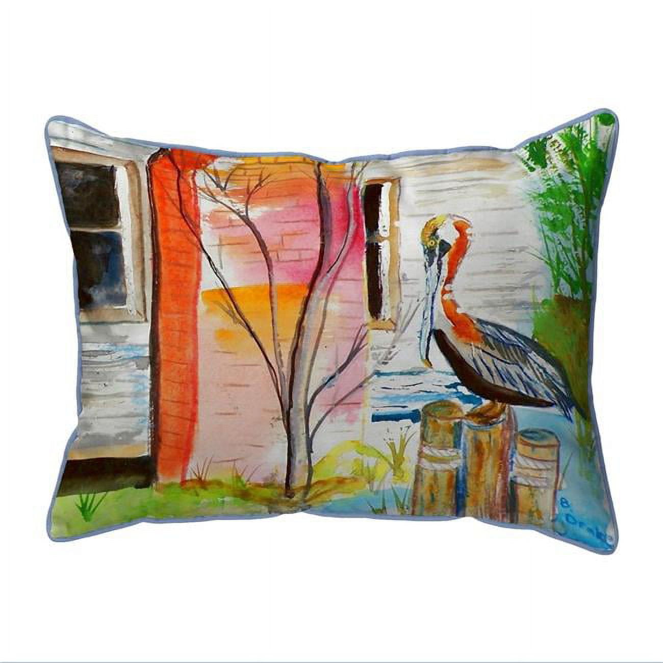 20 x 24 in. Betsys Pelican Extra Large Zippered Pillow