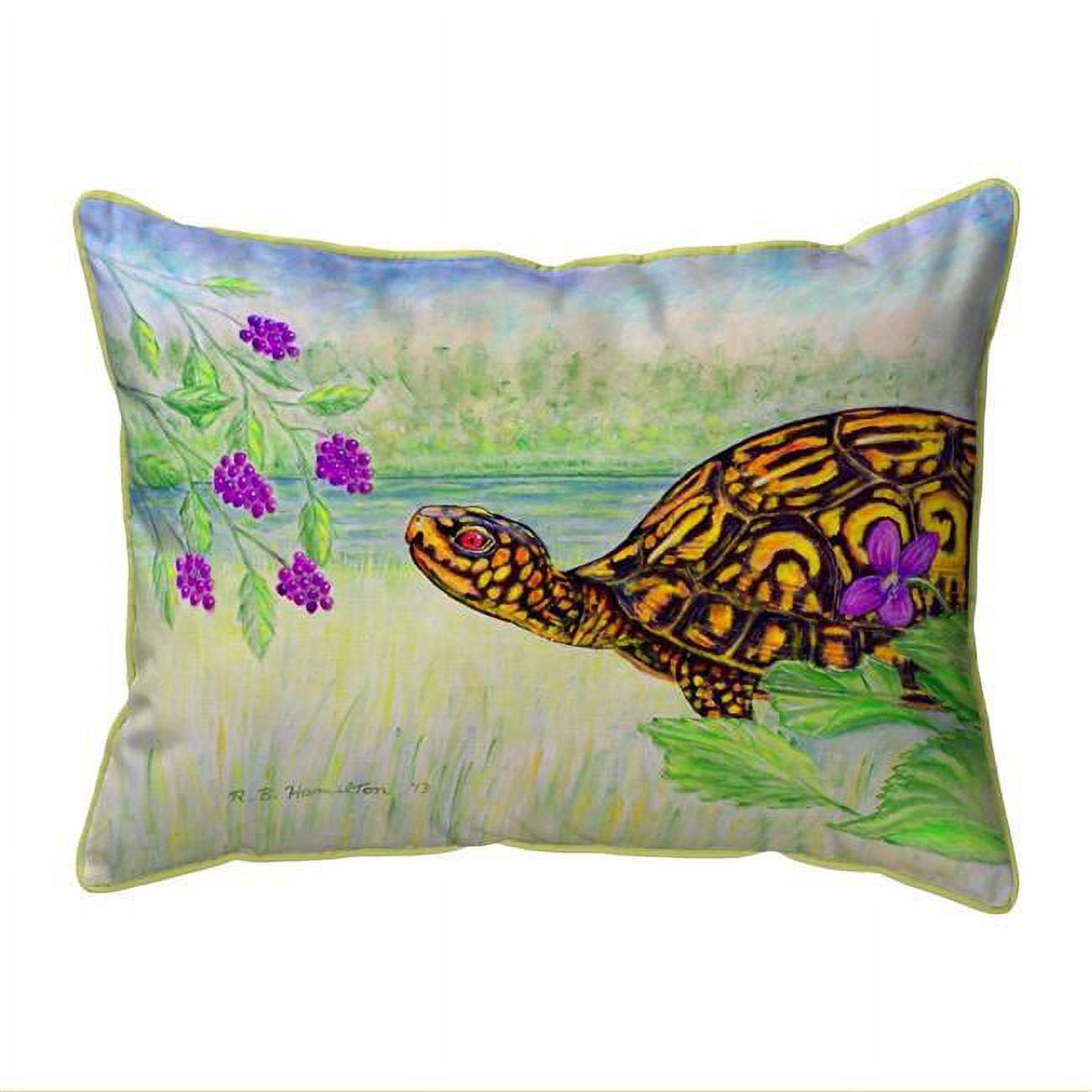 20 x 24 in. Turtle & Berries Extra Large Zippered Pillow