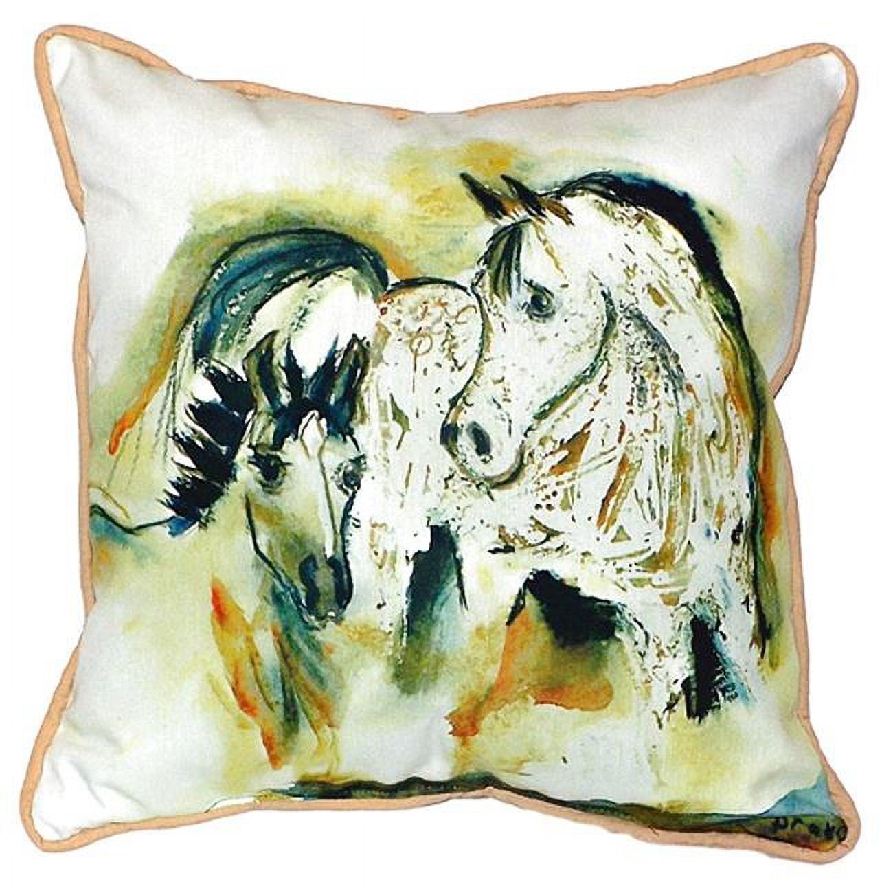 18 x 18 in. Mare & Colt Large Indoor & Outdoor Pillow