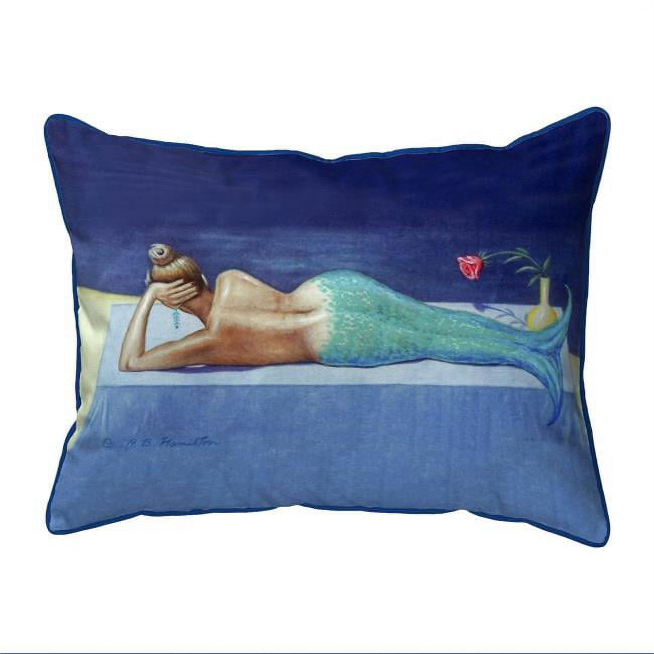 20 x 24 in. Mermaid Extra Large Zippered Pillow