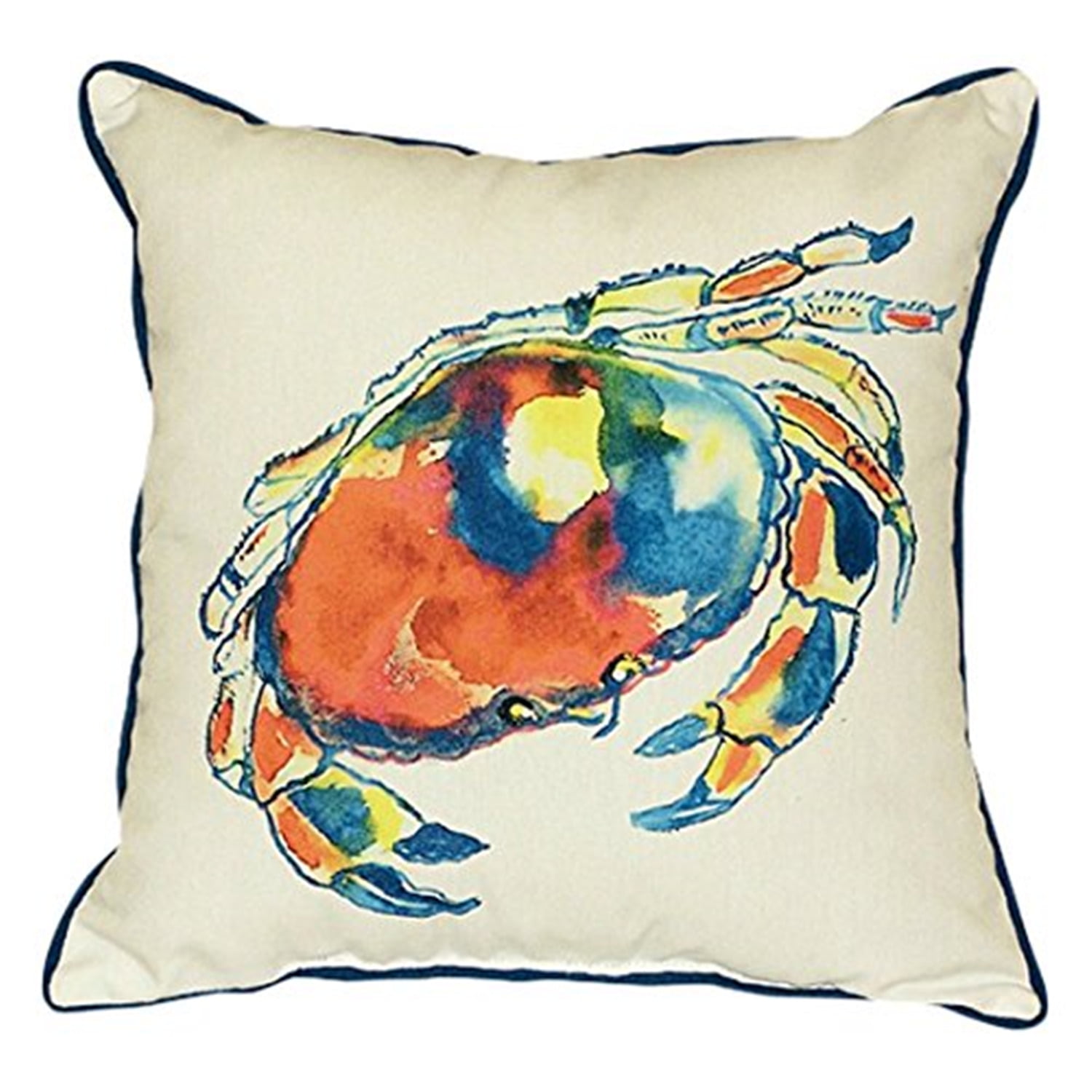 18 x 18 in. Dungeness Crab Large Indoor & Outdoor Pillow
