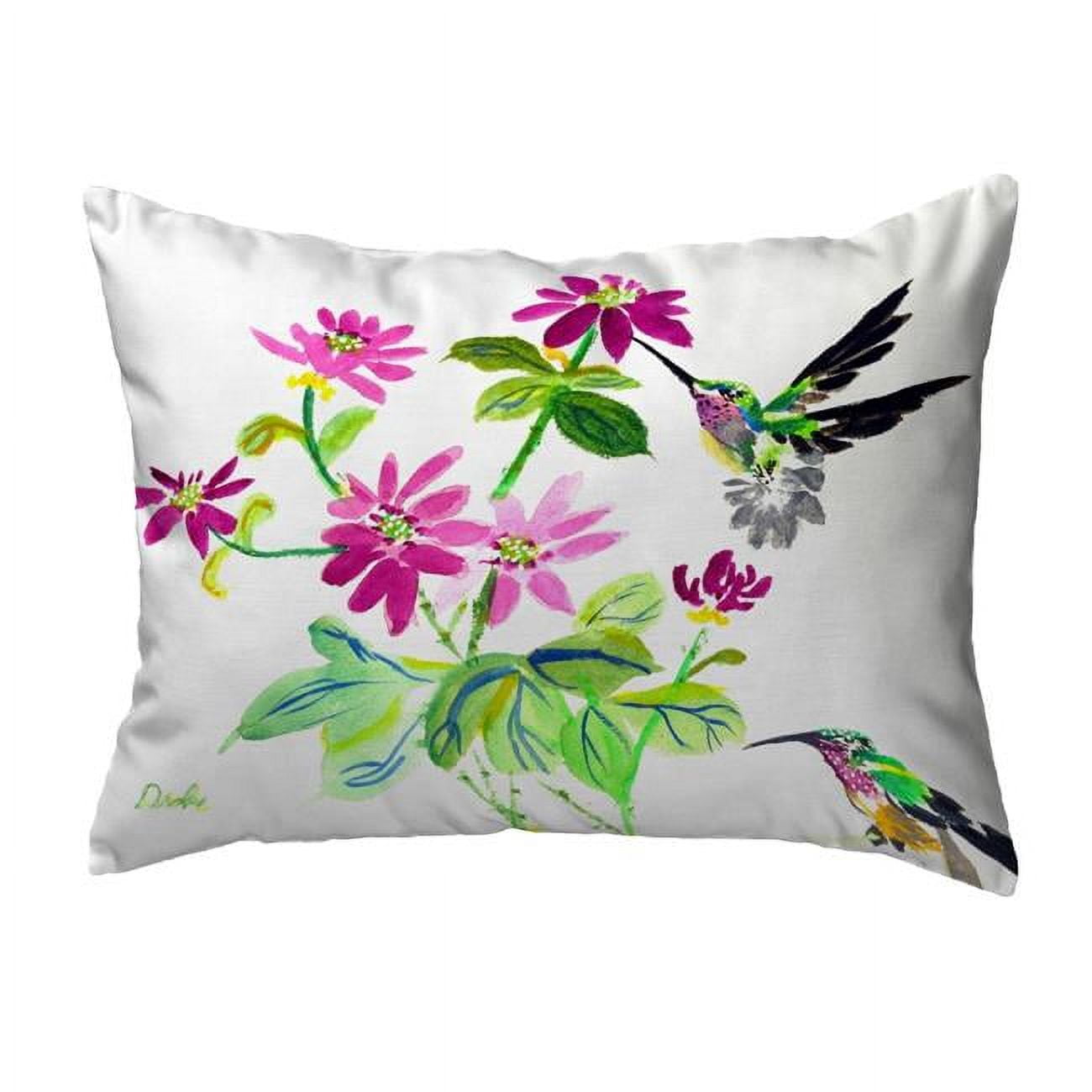 16 x 20 in. Ruby Throat Non-Corded Indoor & Outdoor Pillow