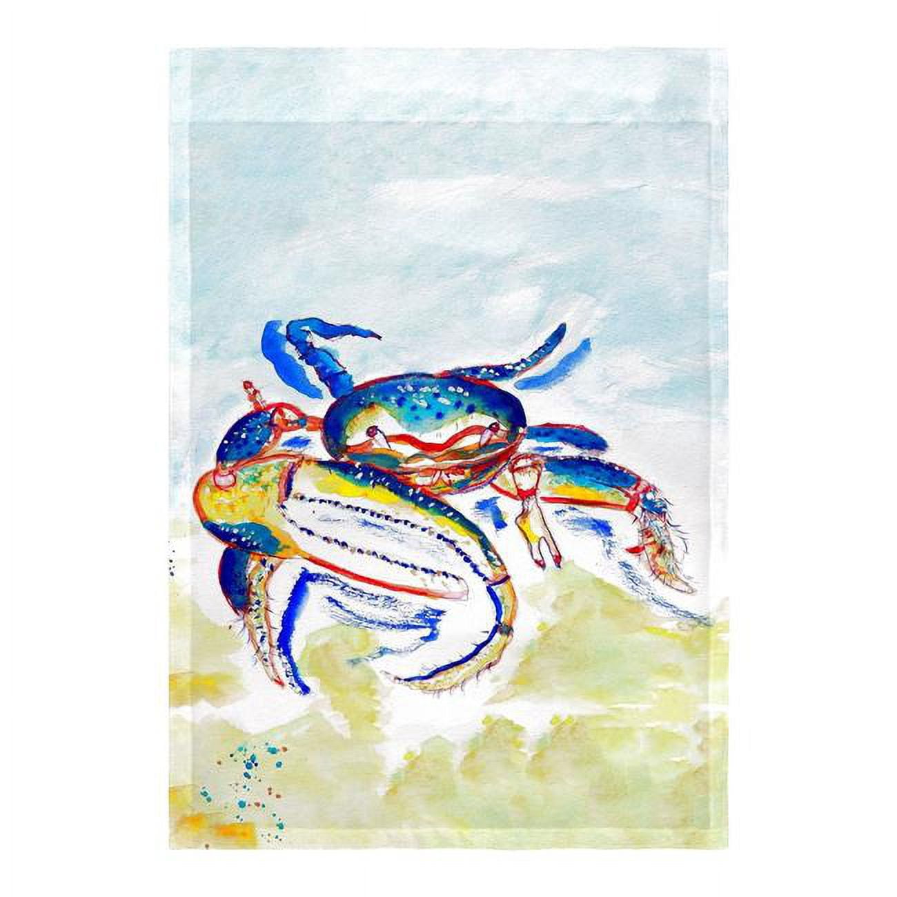 12.5 x 18 in. Colorful Fiddler Crab Flag