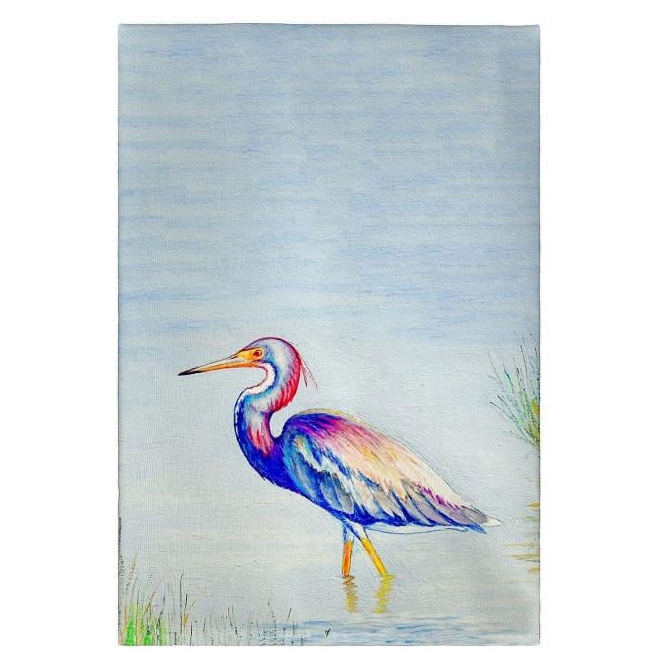 Picture of Betsy Drake GT756 Tri-Colored Heron Guest Towel