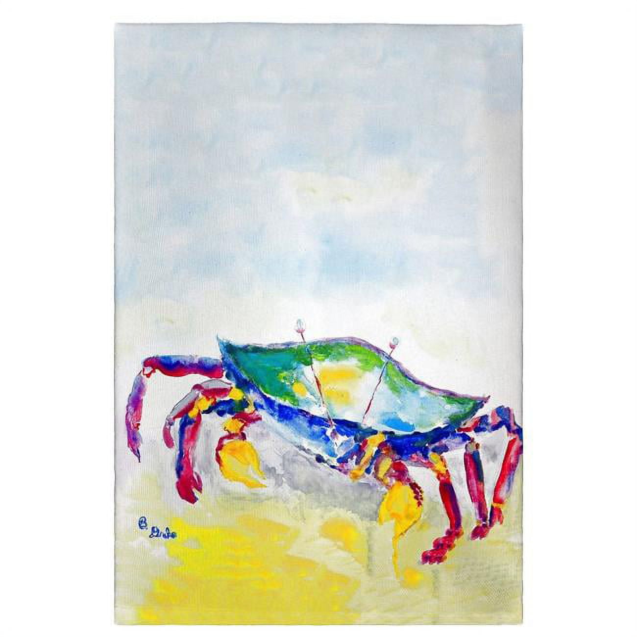 Picture of Betsy Drake GT896 Crawling Crab Guest Towel