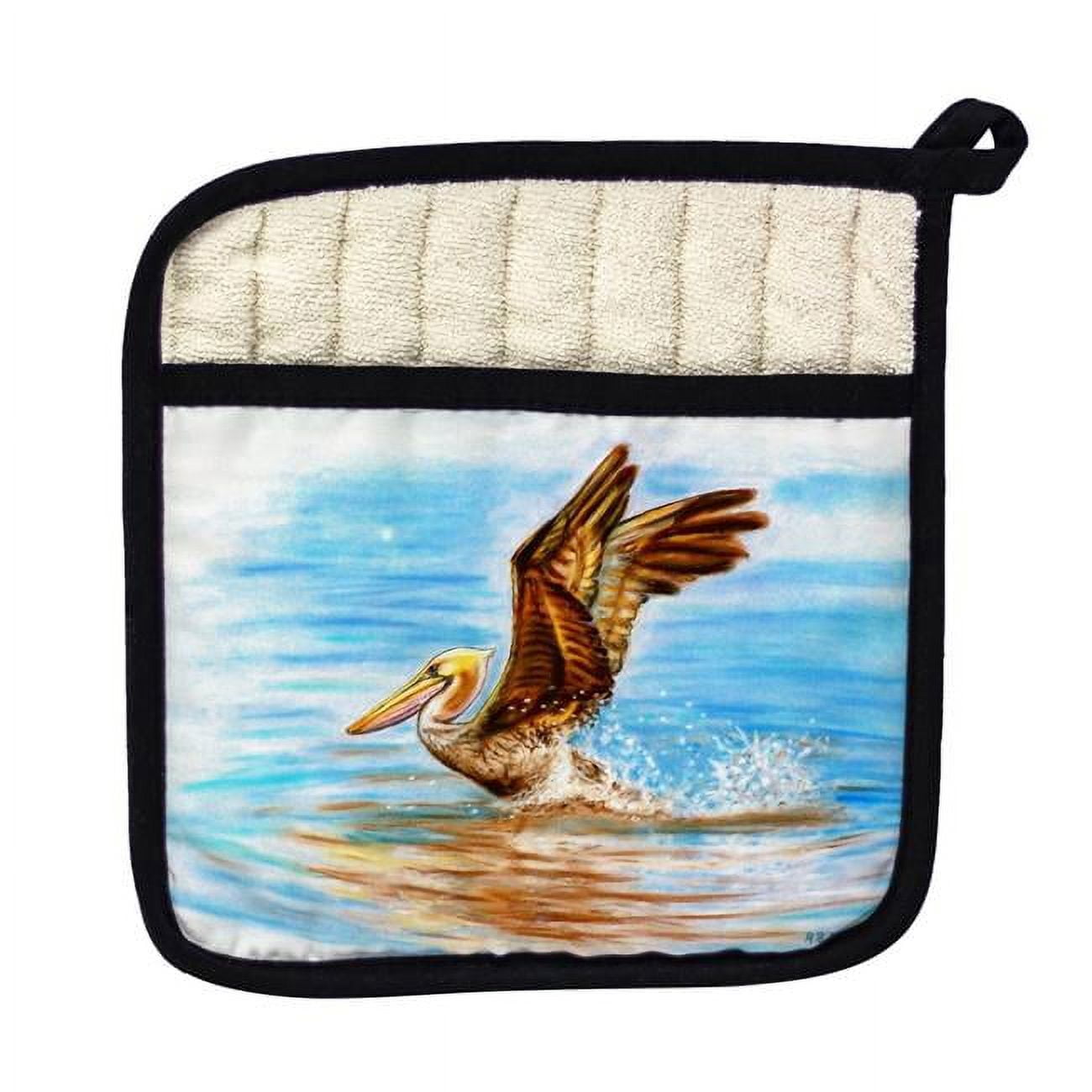 Picture of Betsy Drake PT050P Flying Pelican Pot Holder