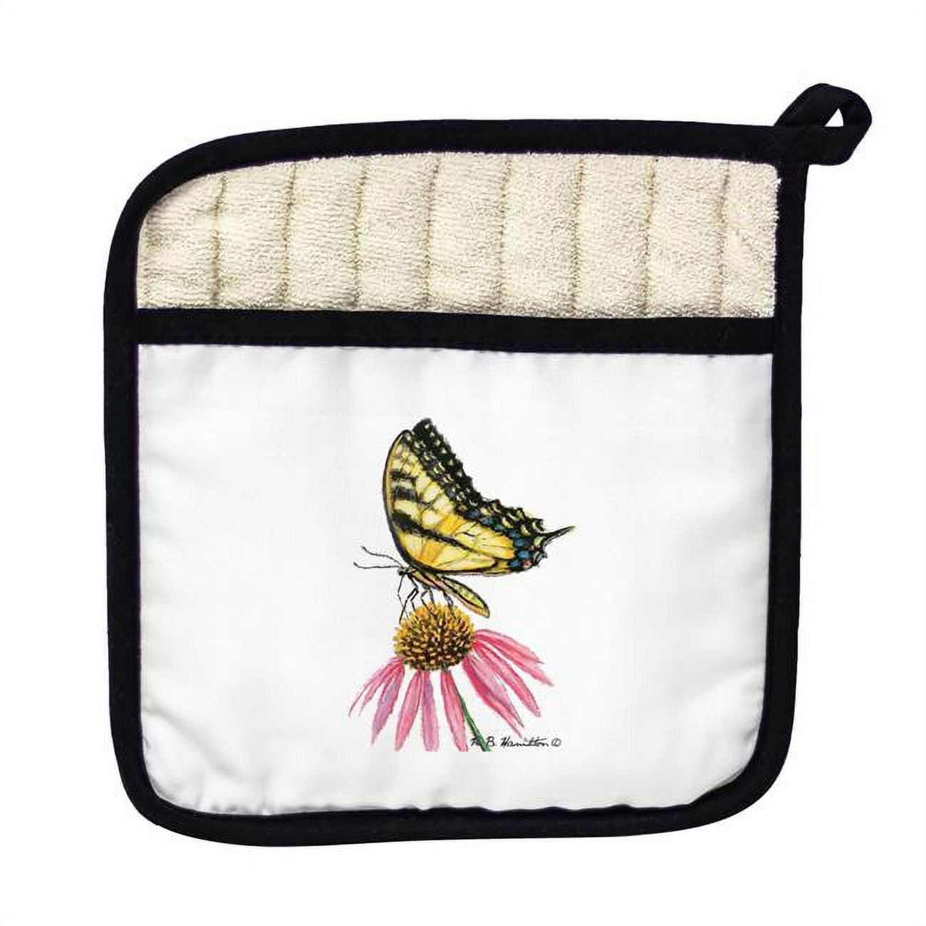Picture of Betsy Drake PT051 Tiger Swallowtail Butterfly Pot Holder